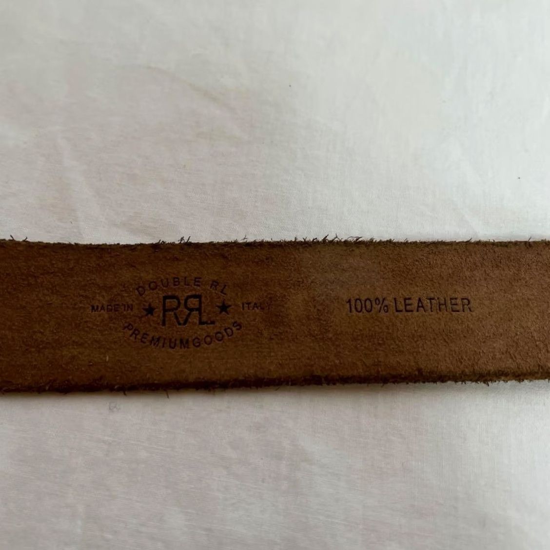 Ralph Lauren RRL Ralph Lauren Belt T.T.RALLY Buckle Leather Brown 34 Men Leather Belt 110.5cm Size 34 Brown good condition Size 34 - 6 Thumbnail