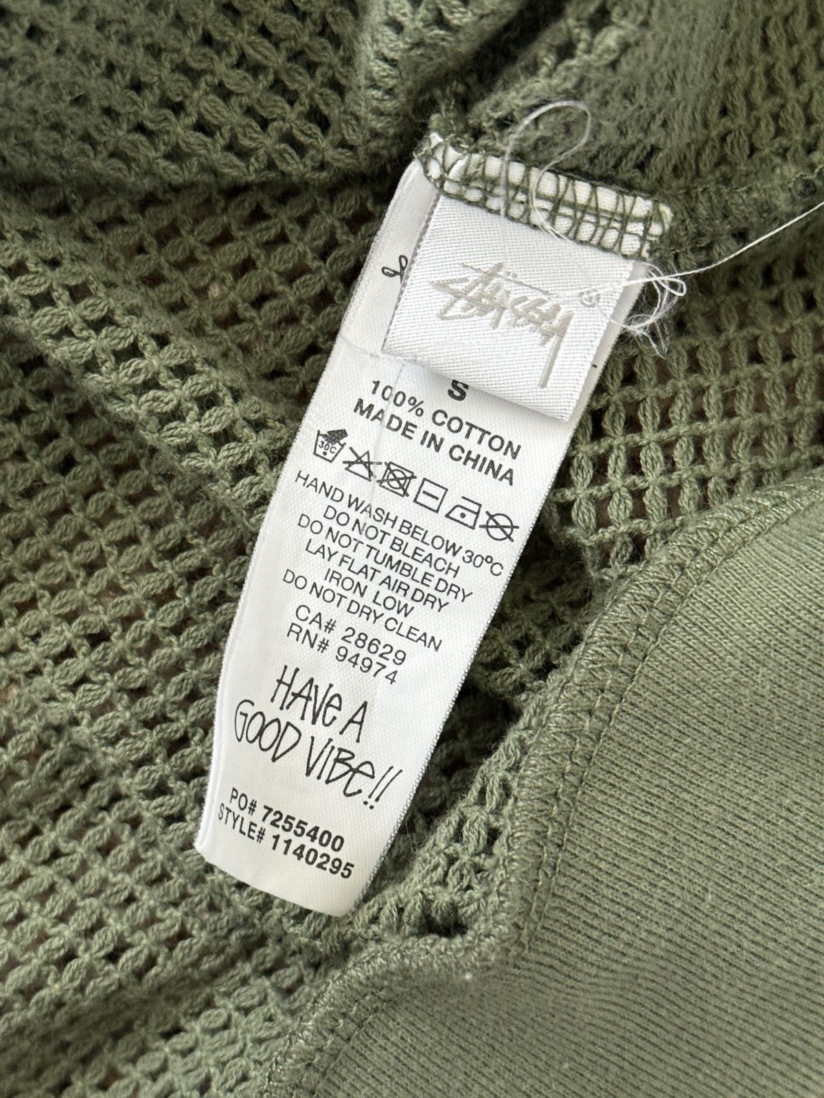 Stussy Stussy mesh long sleeve Size US S / EU 44-46 / 1 - 4 Thumbnail