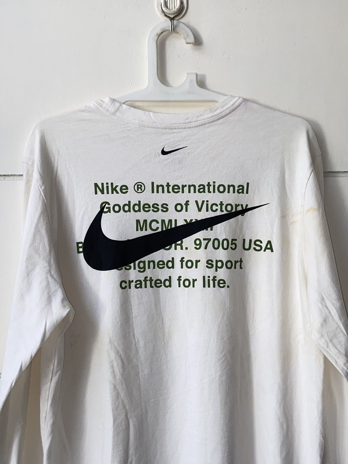 Nike THE NIKE TEE White Long T-shirt Size US S / EU 44-46 / 1 - 17 Thumbnail