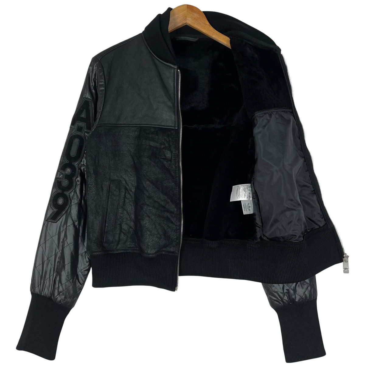 Adidas Very Rare Adidas SAMPLE Sheepskin Leather Jacket Size US S / EU 44-46 / 1 - 3 Thumbnail