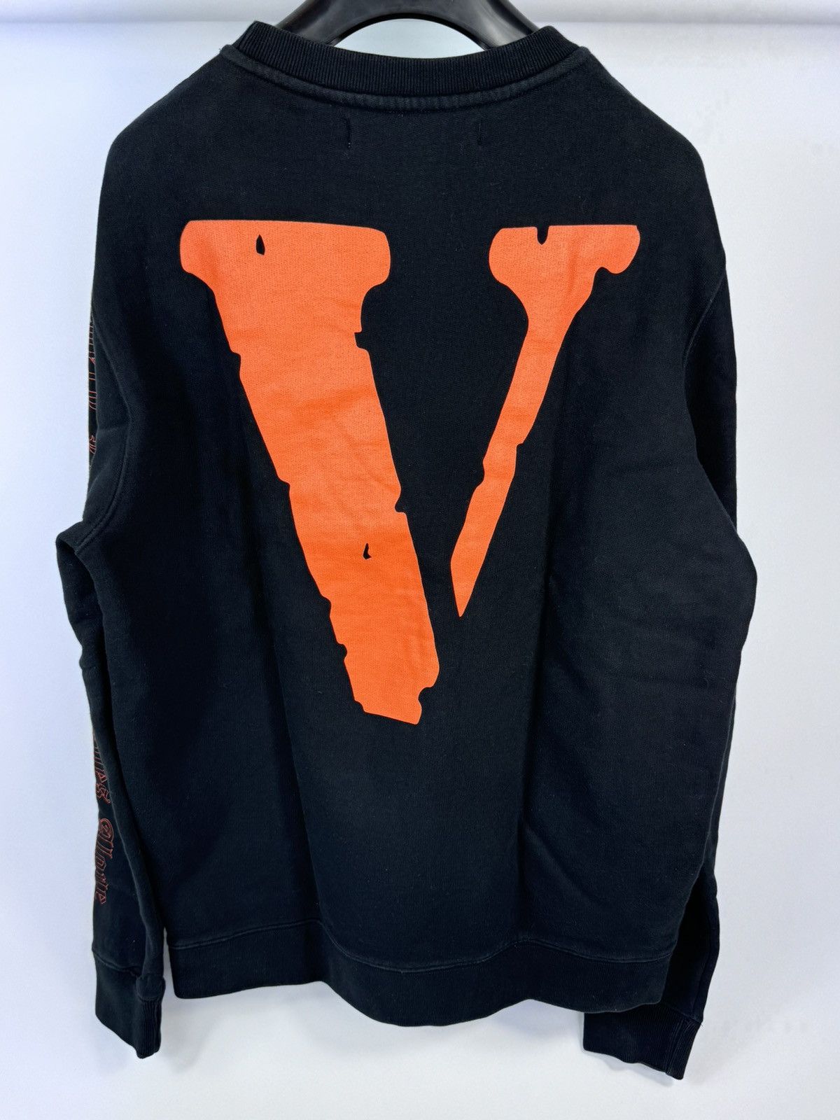 Off White Virgil Abloh Vlone LOGO PRINT SWEATSHIRT Grailed