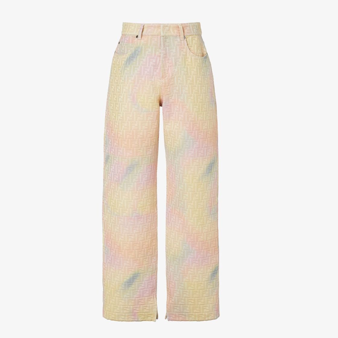 Fendi os11x0526 Fantastic Fendi Future Long Jeans in Multicolor Size 26" / US 2 / IT 38 - 1 Thumbnail