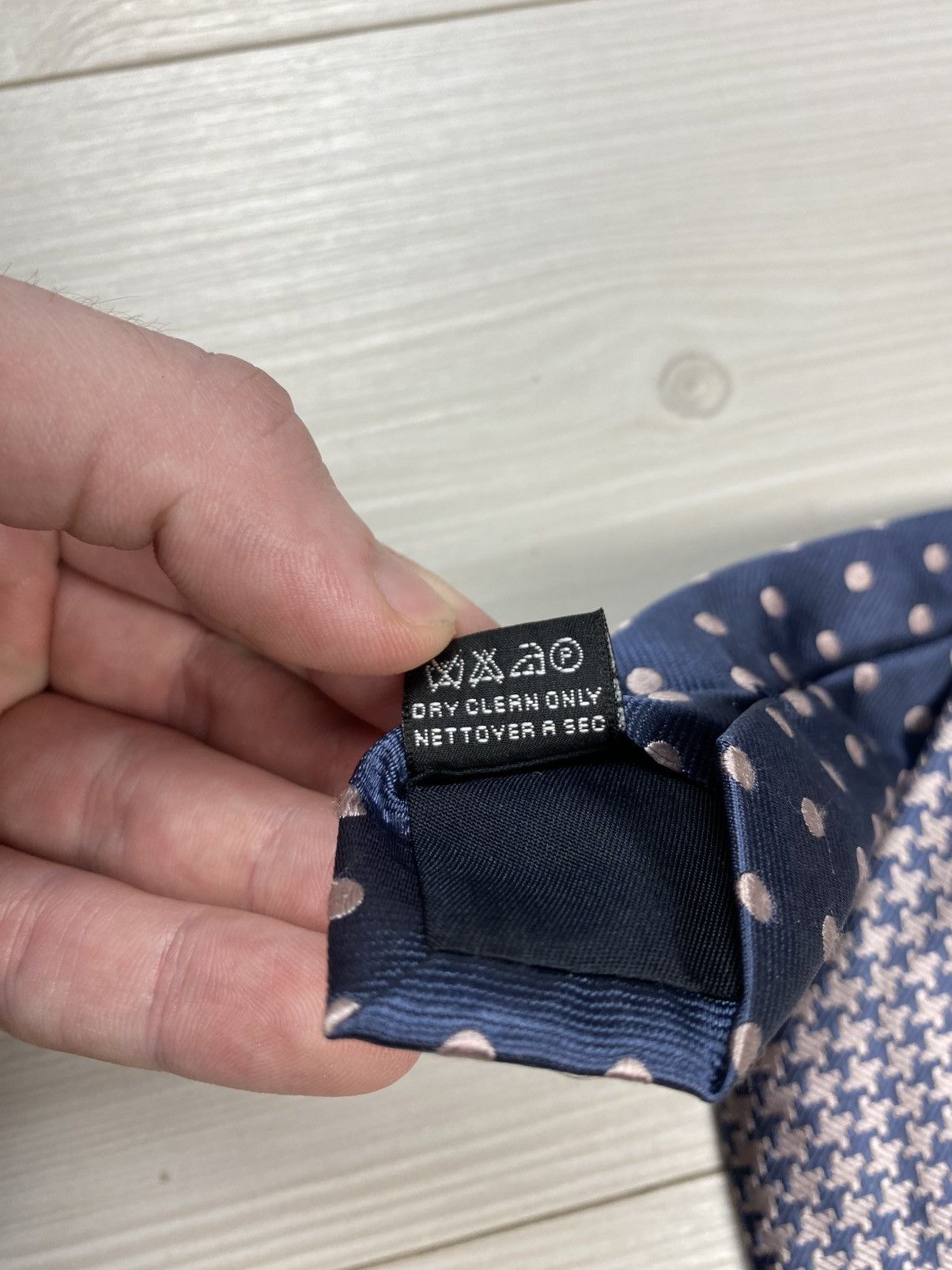 Canali Canali Tie 100% Silk Made In Italy Authentic Hype Size ONE SIZE - 3 Thumbnail
