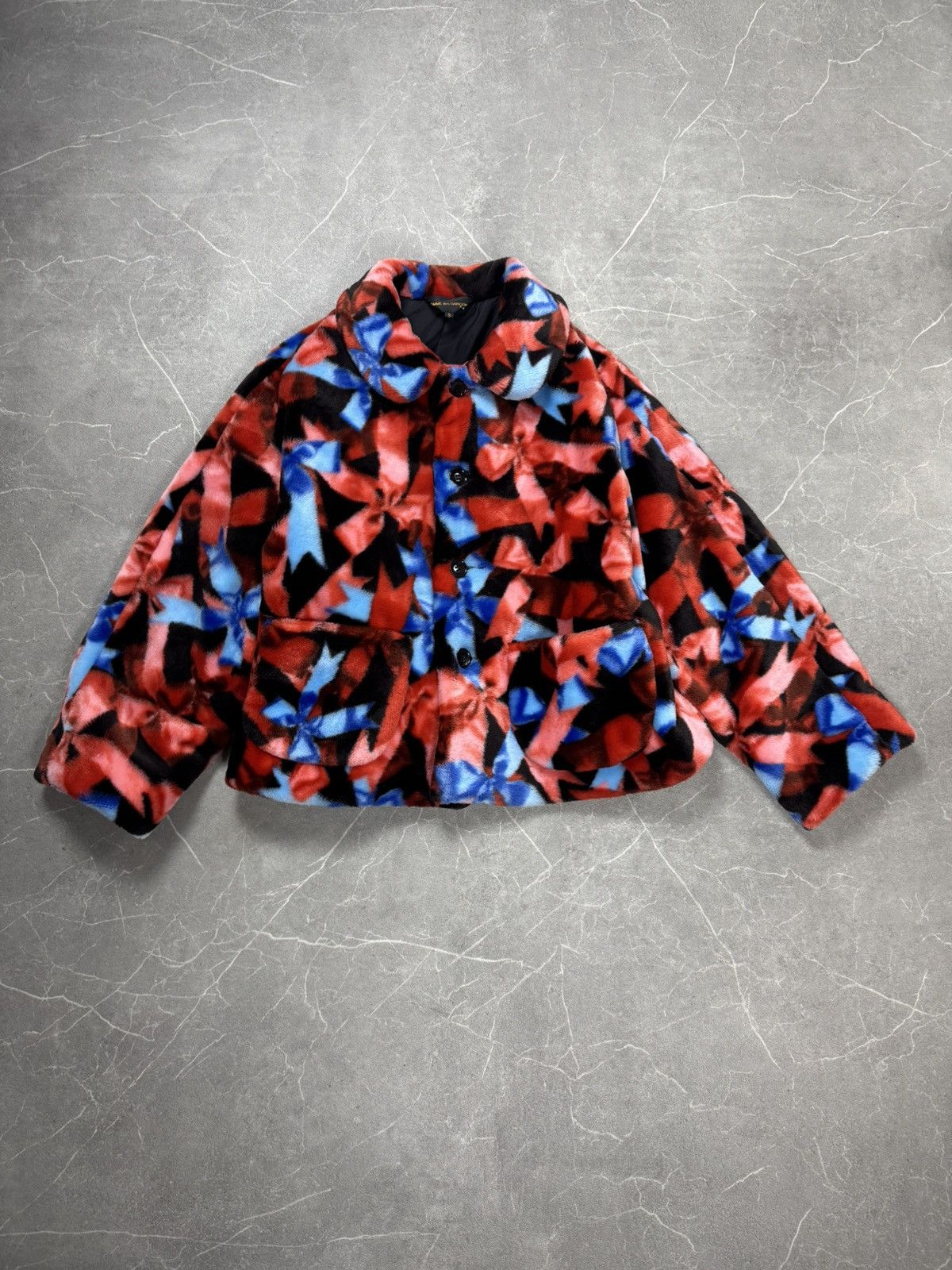 Comme des Garcons COMME des GARÇONS Bow Print Blanket Jacket Japan Size S Size S / US 4 / IT 40 - 1 Thumbnail