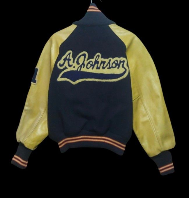 Vintage Vintage Houston Varsity Jacket Size US M / EU 48-50 / 2 - 2 Thumbnail