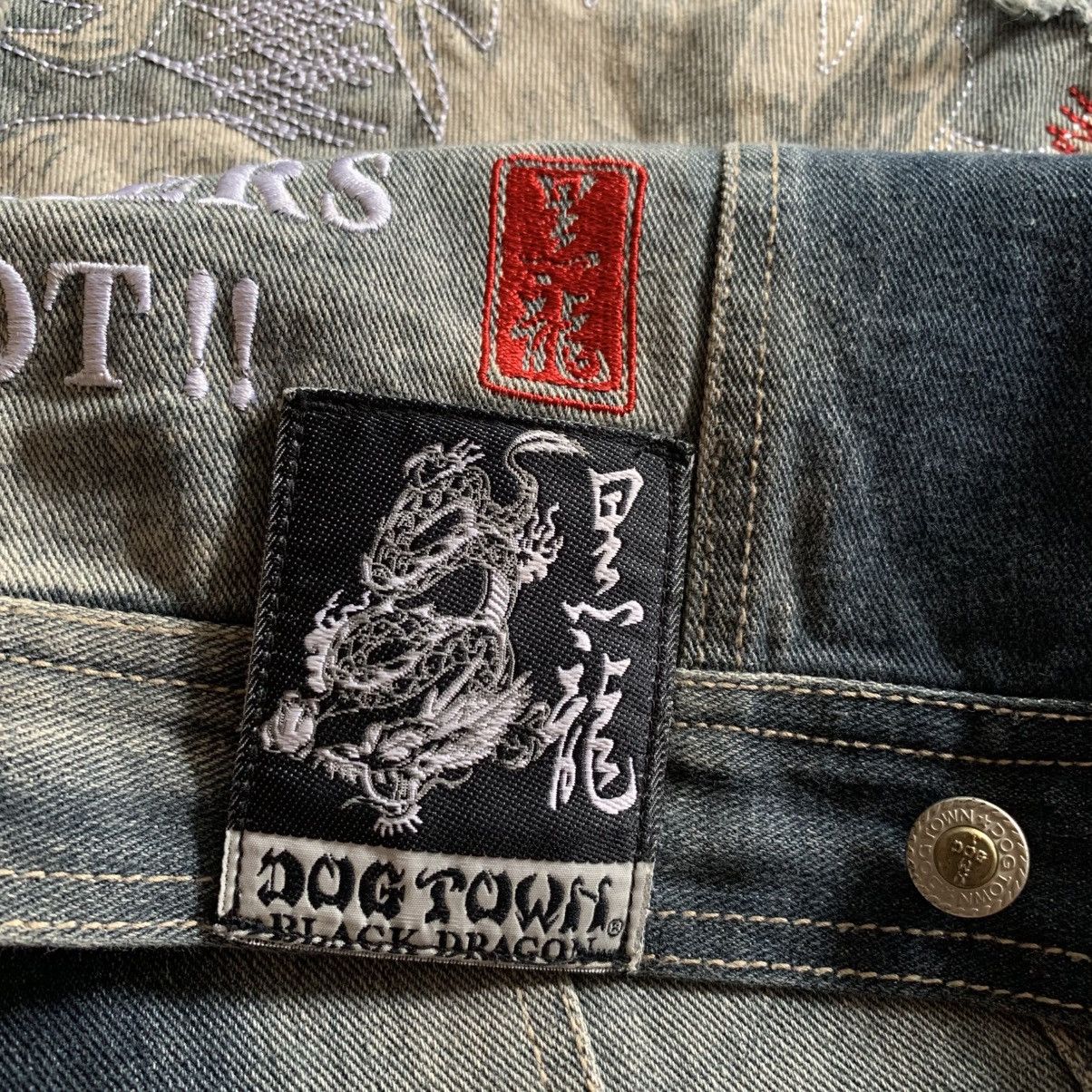 Dogtown DogTown Black Dragon Denim Jacket Size US XL / EU 56 / 4 - 13 Thumbnail