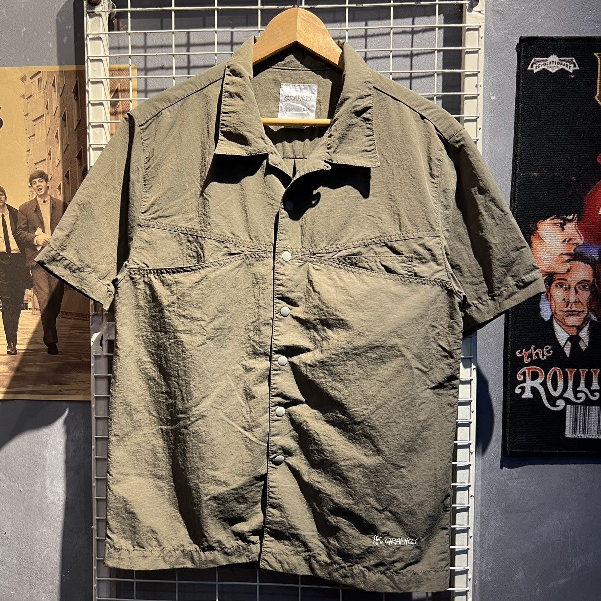 Gramicci “GRAMICCI” OPEN COLLAR SHIRT Size US XXS / EU 40 - 1 Thumbnail