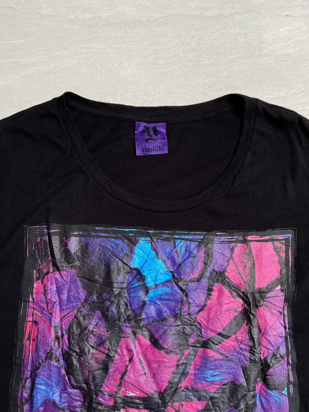 Designer × Issey Miyake × Japanese Brand YOSHIKI Black Motive T-shirt Size US S / EU 44-46 / 1 - 4 Thumbnail
