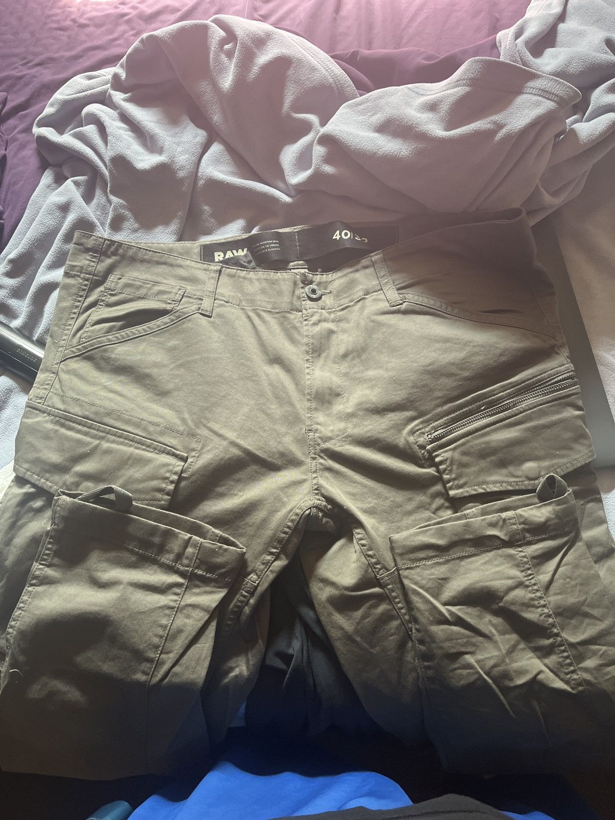 G-Star G Star Raw Grey Cargo Pants 40x32 Size US 40 / EU 56 - 4 Thumbnail