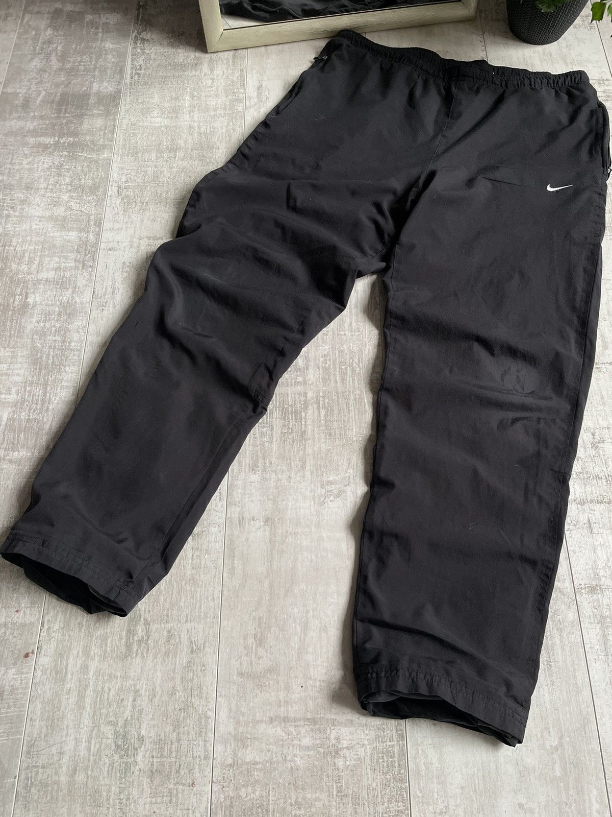 Nike × Vintage Vintage Nike 90’s Track Pants Baggy Y2K Nylon Swoosh Drill Size US 30 / EU 46 - 4 Thumbnail
