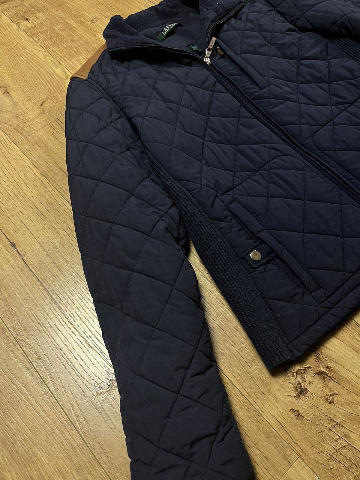 Polo Ralph Lauren Ralph Lauren Quilted Jacket Deep Blue Color Size L / US 10 / IT 46 - 2 Thumbnail