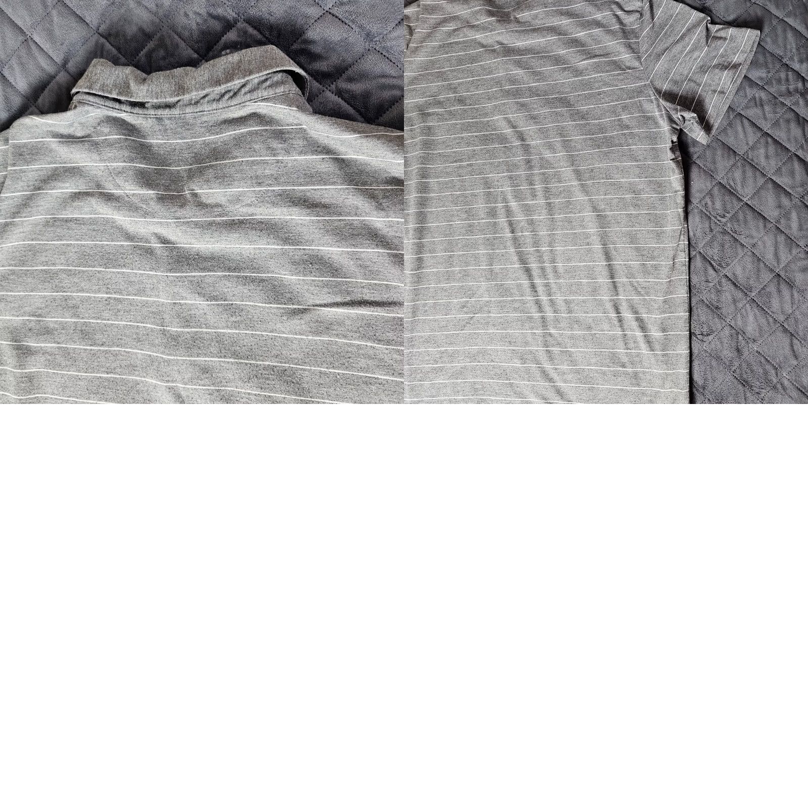 Apt. 9 Apt 9 Polo Shirt Gray Stripe Short Sleeve Size XL Men's Polo Casual Golf Athletic Shirt Size US XL / EU 56 / 4 - 8 Thumbnail
