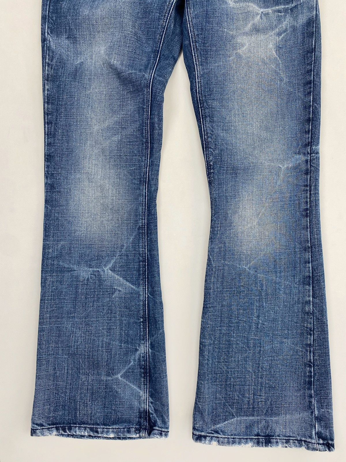 River Island Y2K Vintage River Island Washed Low Rise Bootcut Flares Size 28" / US 6 / IT 42 - 6 Thumbnail