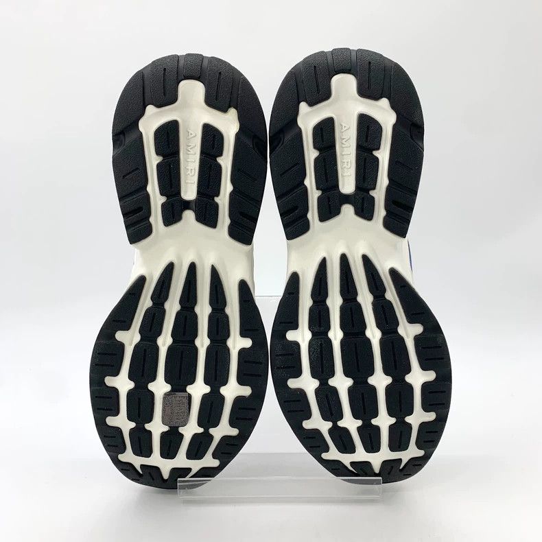 Amiri Amiri Color-blocked round toe lacing thick-soled sneakers 2 Size US 11 / EU 44 - 5 Thumbnail