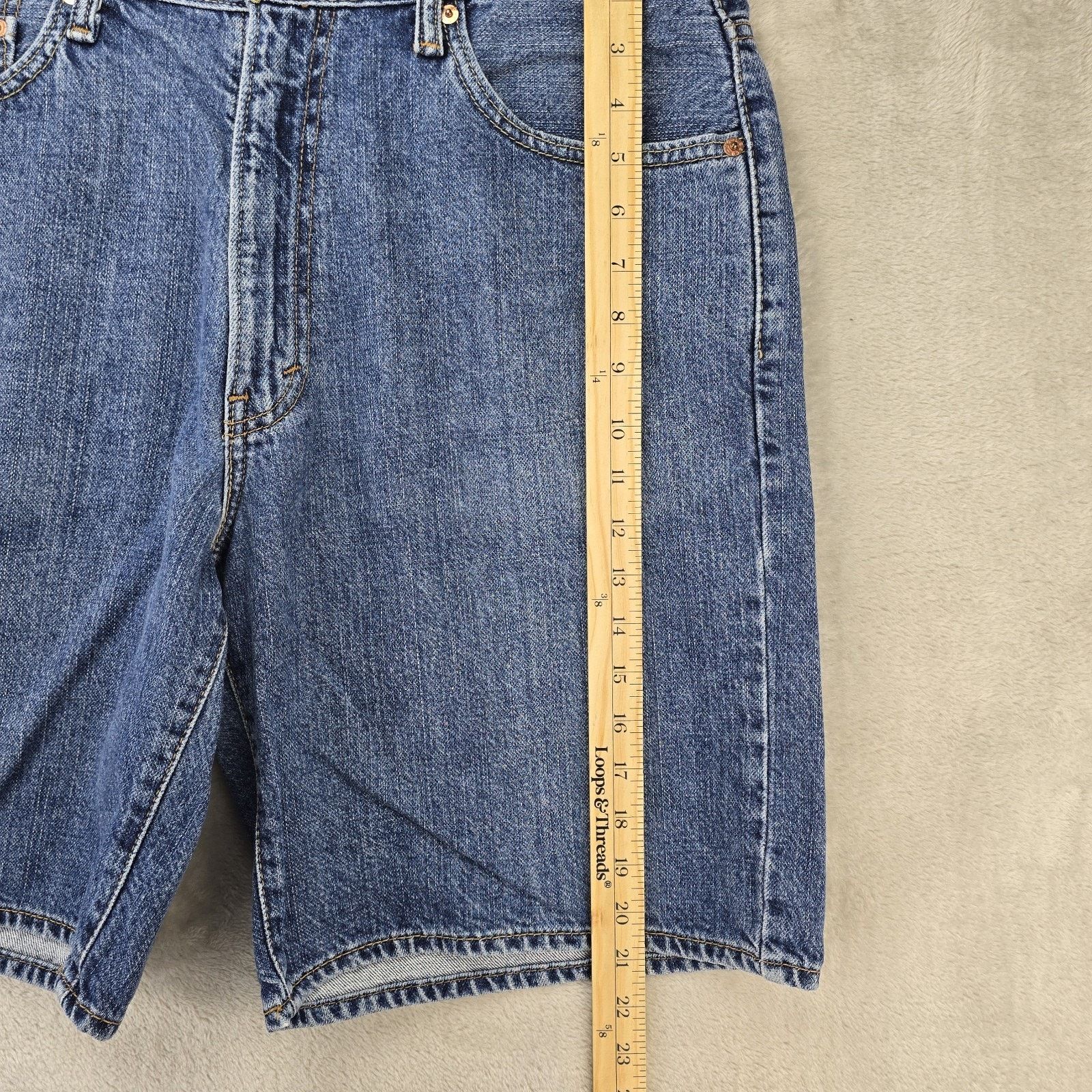 Levi's Levis 550 Jorts Jean Shorts Denim Size 36 (Fits 35x9) Y2K Size US 36 / EU 52 - 14 Thumbnail