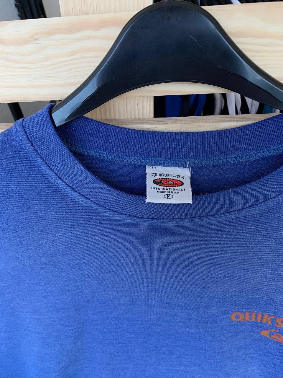 Quiksilver × Vintage Quiksilver Vintage Tee Baggy Fit Center Logo Print Size US L / EU 52-54 / 3 - 8 Thumbnail