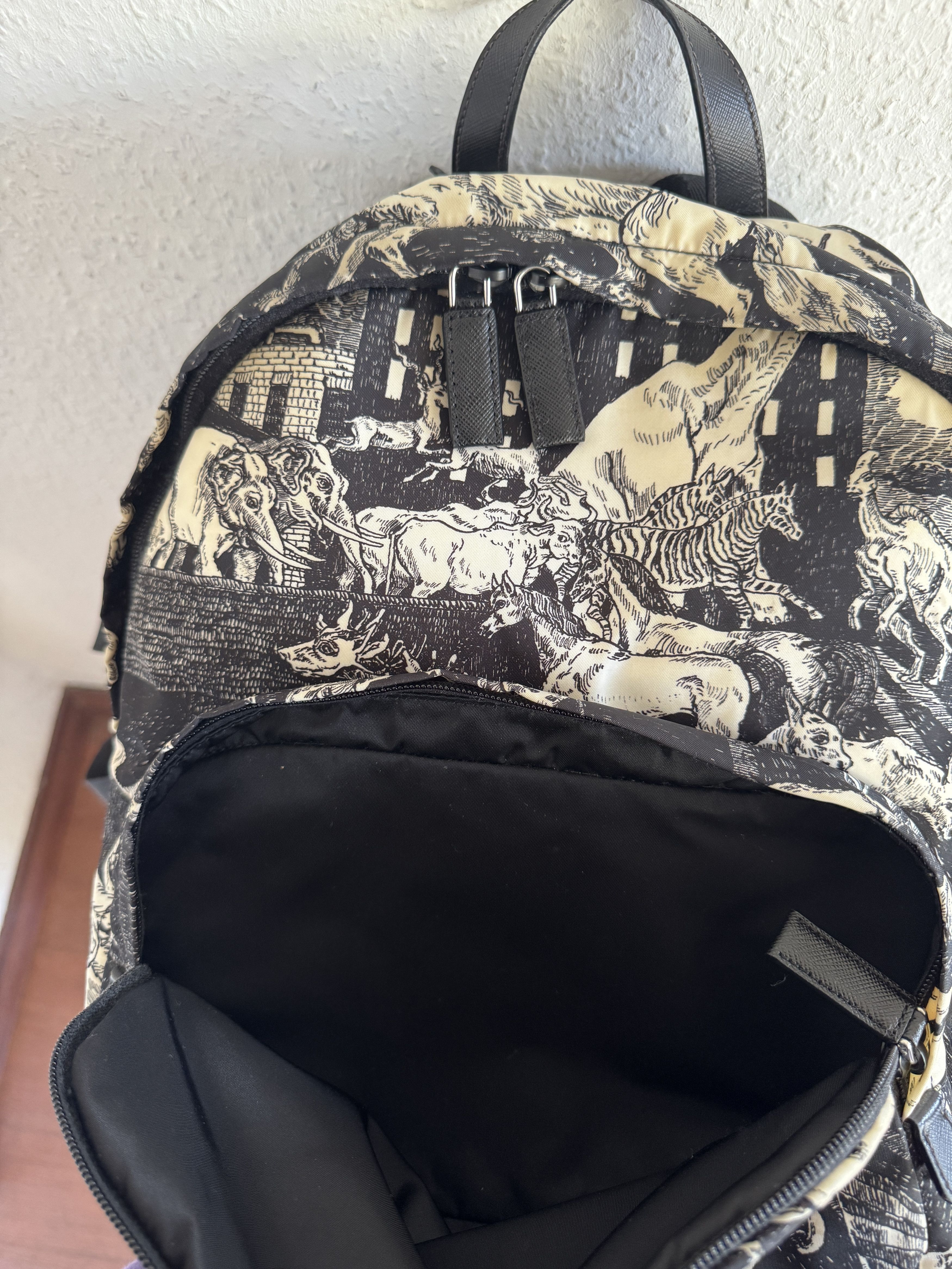 Prada Christophe Chemin Survival Utopia Print Backpack Size ONE SIZE - 17 Thumbnail