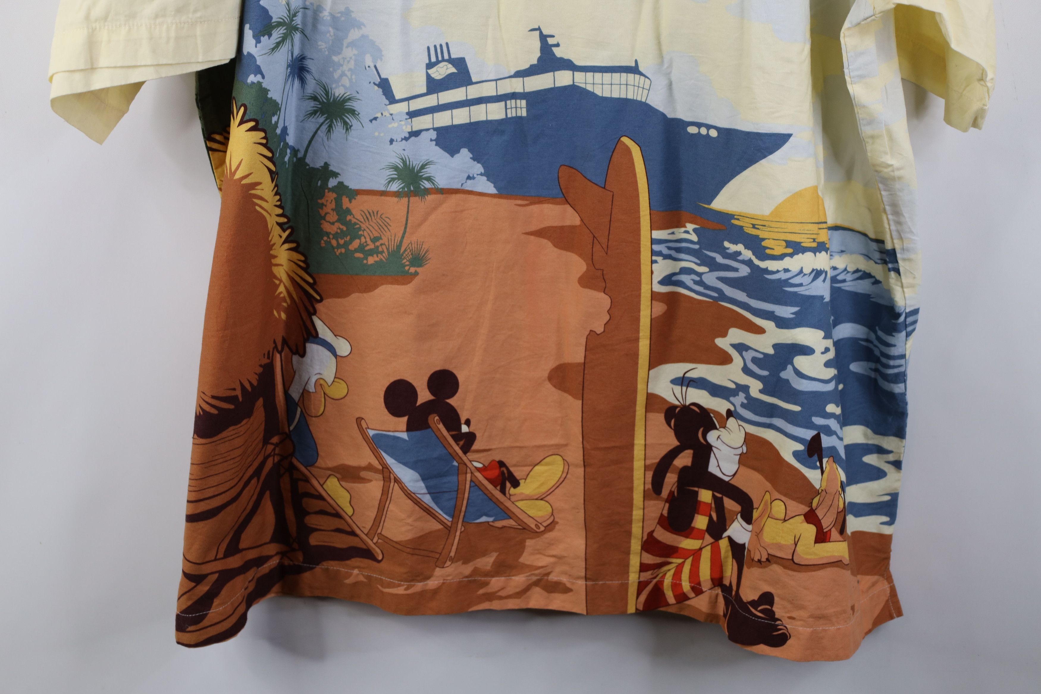 Disney Vtg 90s Disney Mickey Mouse Beach All Over Print Shirt Size US XXL / EU 58 / 5 - 15 Thumbnail