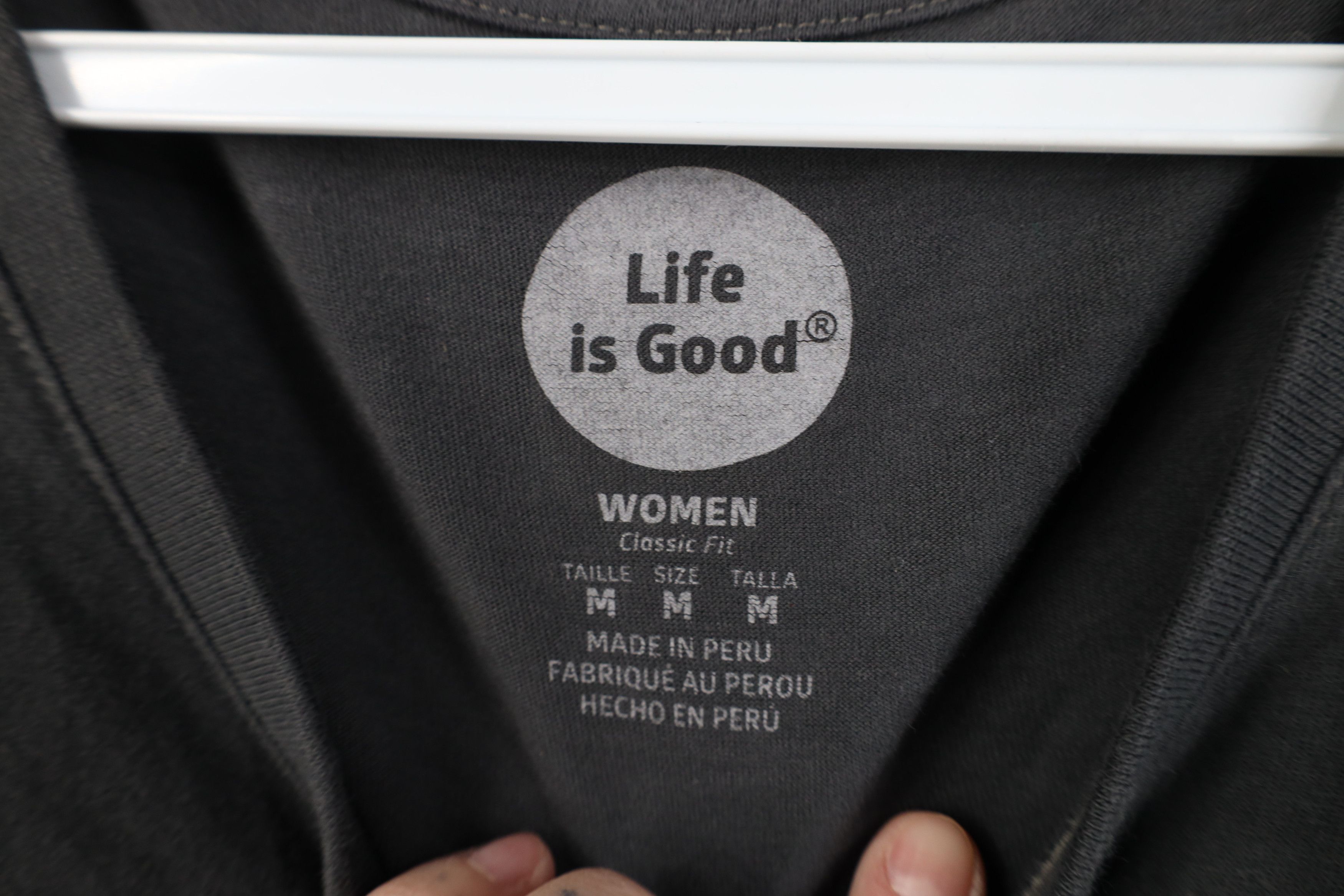 Life is Good Life Is Good Do What You Love What You Do T-Shirt V-Neck Size M / US 6-8 / IT 42-44 - 6 Thumbnail