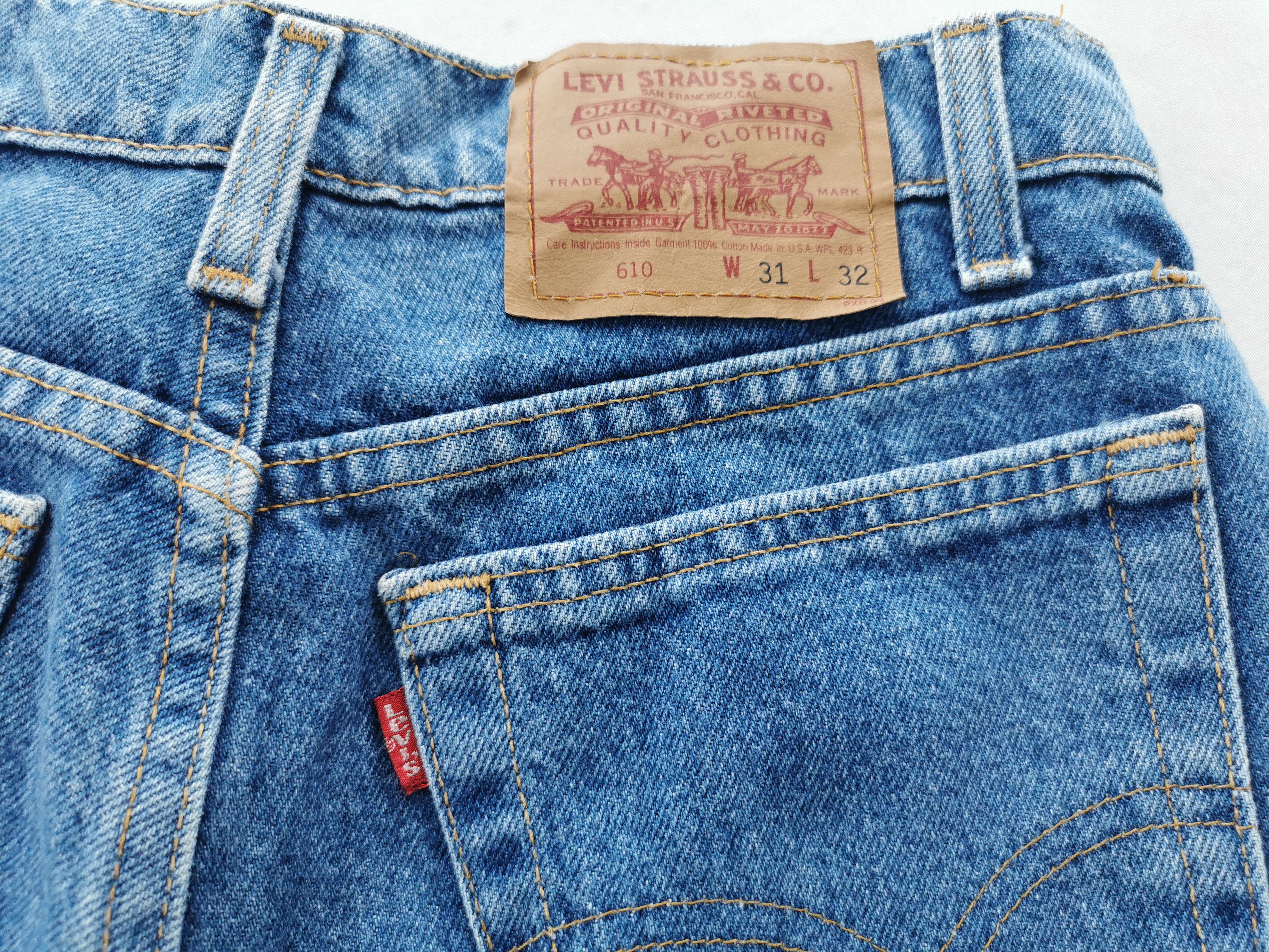Levi's Vintage Levis Lot 610 Denim Jeans Made In USA Size 29/31x32 Size US 29 - 7 Thumbnail