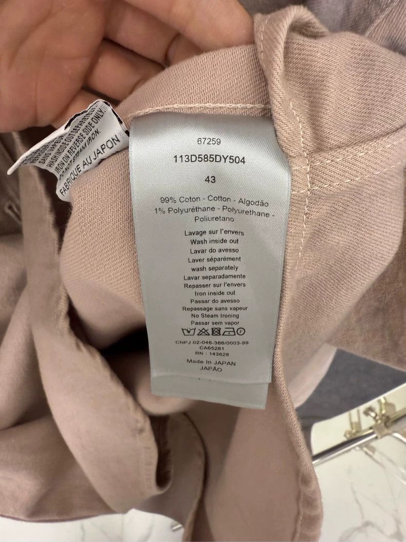 Dior Dior Size43 Pink gradient tie-dyed to make old denim shirts Size US XS / EU 42 / 0 - 4 Thumbnail