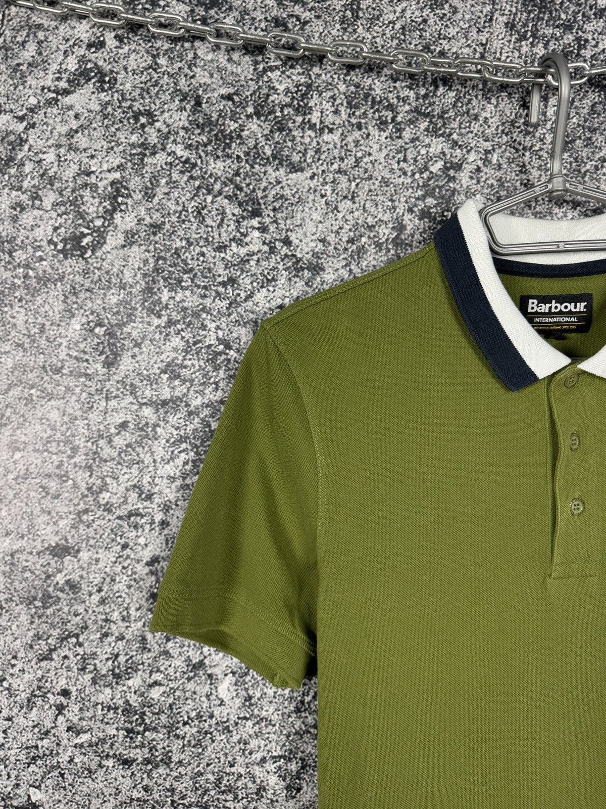Barbour Barbour International Cotton Polo Shirt Luxury Size M Size US M / EU 48-50 / 2 - 3 Thumbnail