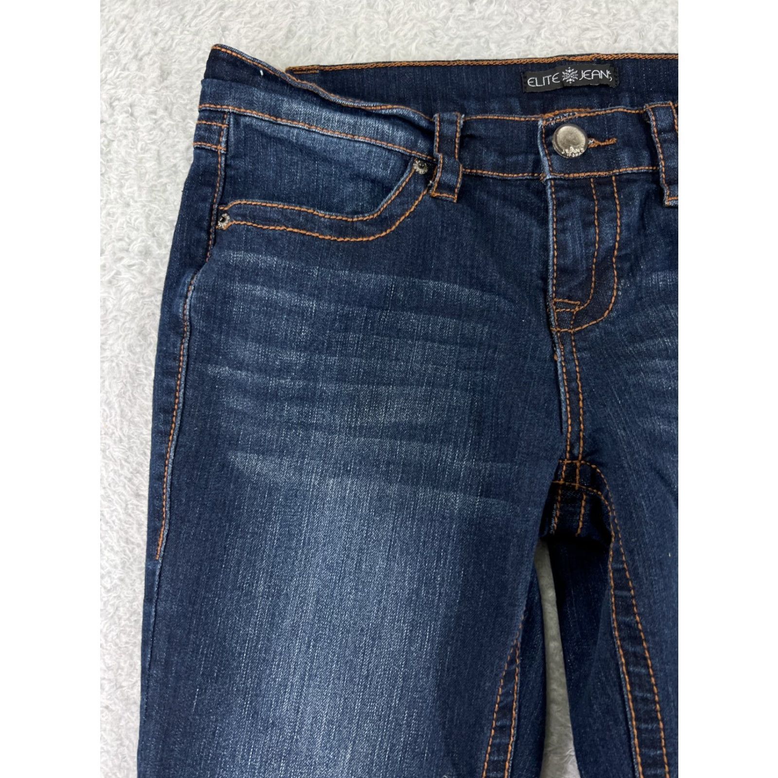 Denime Elite Jeans Jeans 9 Blue Denim Straight Leg Ankle Length 31in Waist Blue Regular Women XS? Size 30" / US 8 / IT 44 - 6 Thumbnail