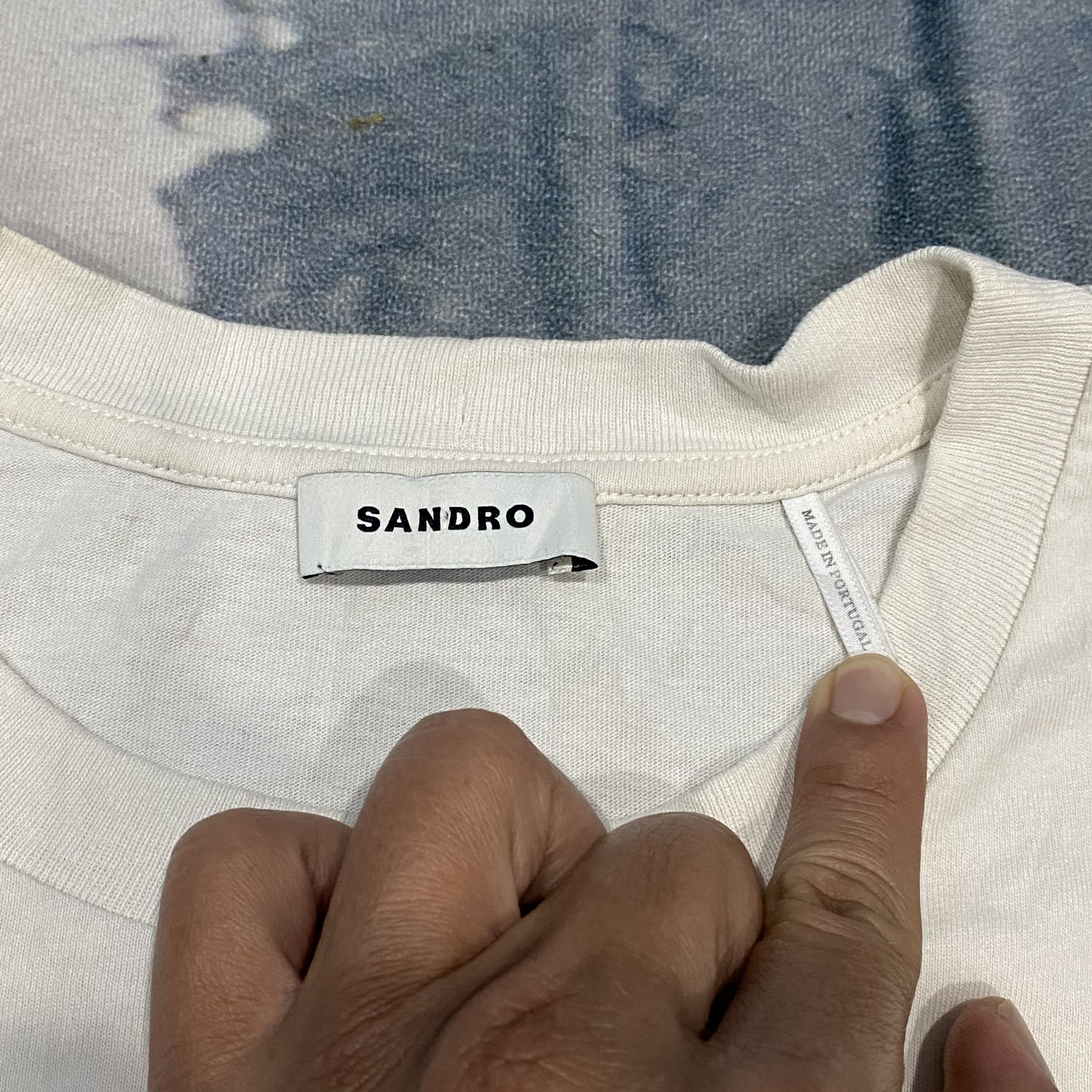 Sandro Sandro LOVE words T Shirt Size Large Size US L / EU 52-54 / 3 - 3 Thumbnail
