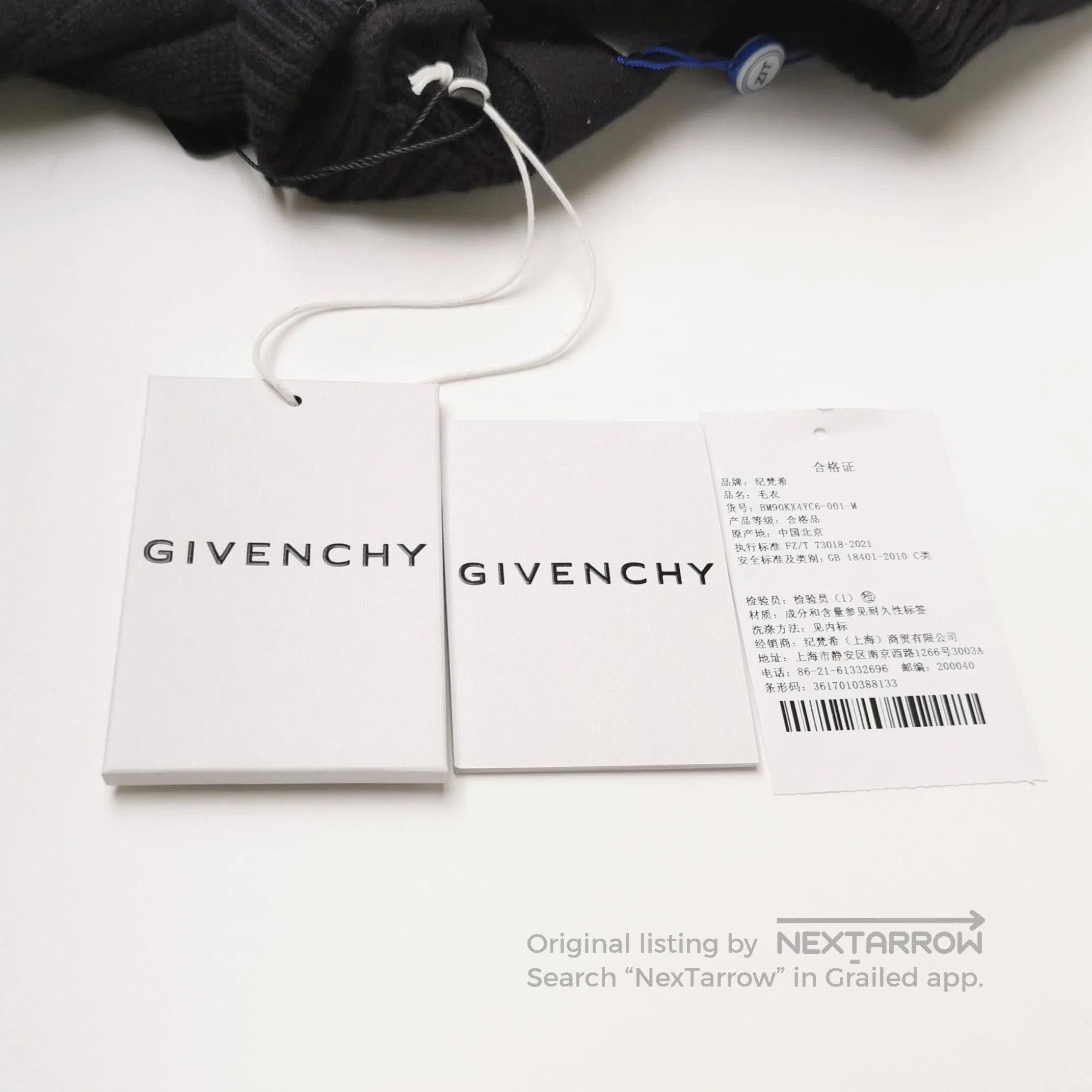 Givenchy Givenchy M Plush Blend Logo Crewneck Sweater. Size US M / EU 48-50 / 2 - 1 Thumbnail