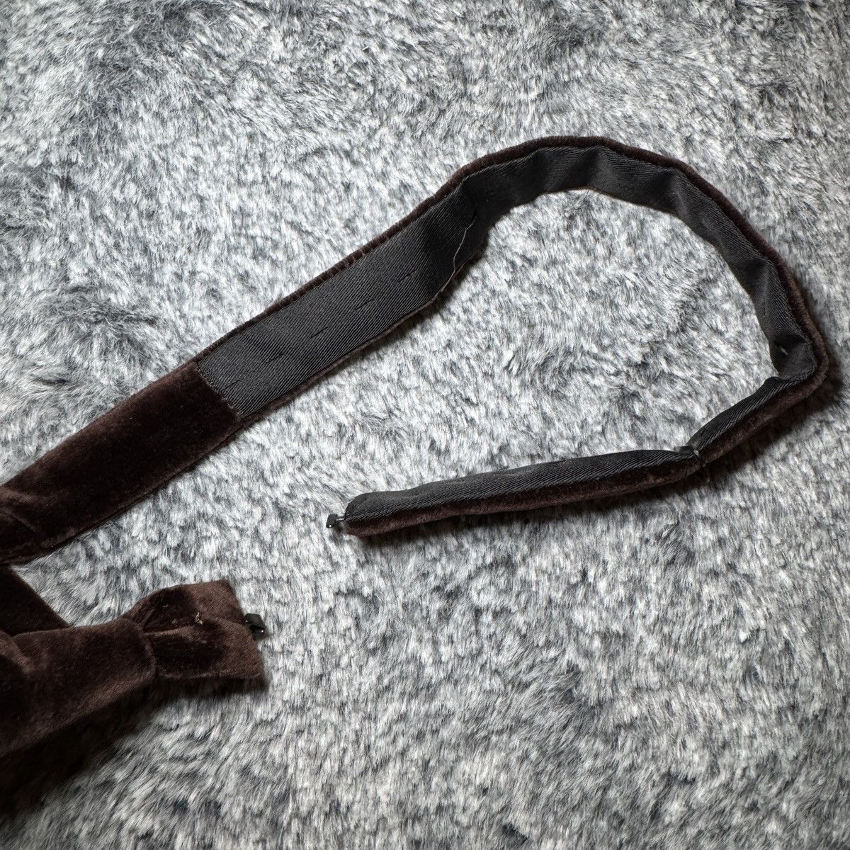 Tom Ford Tom Ford Velour Dark Broun Tie Size ONE SIZE - 4 Thumbnail