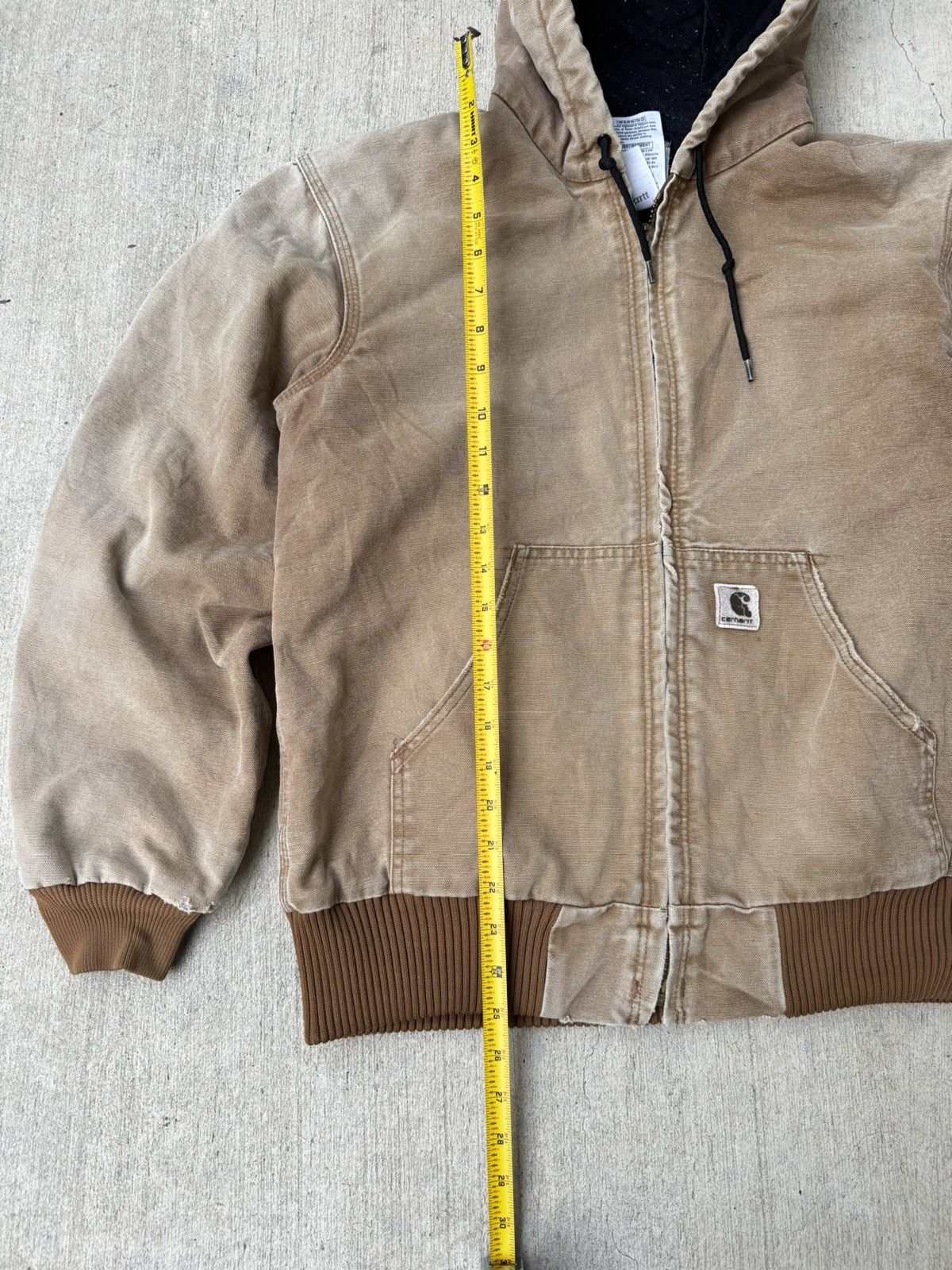 Carhartt × Vintage Vintage khaki brown carhartt hooded jacket Size US M / EU 48-50 / 2 - 3 Thumbnail