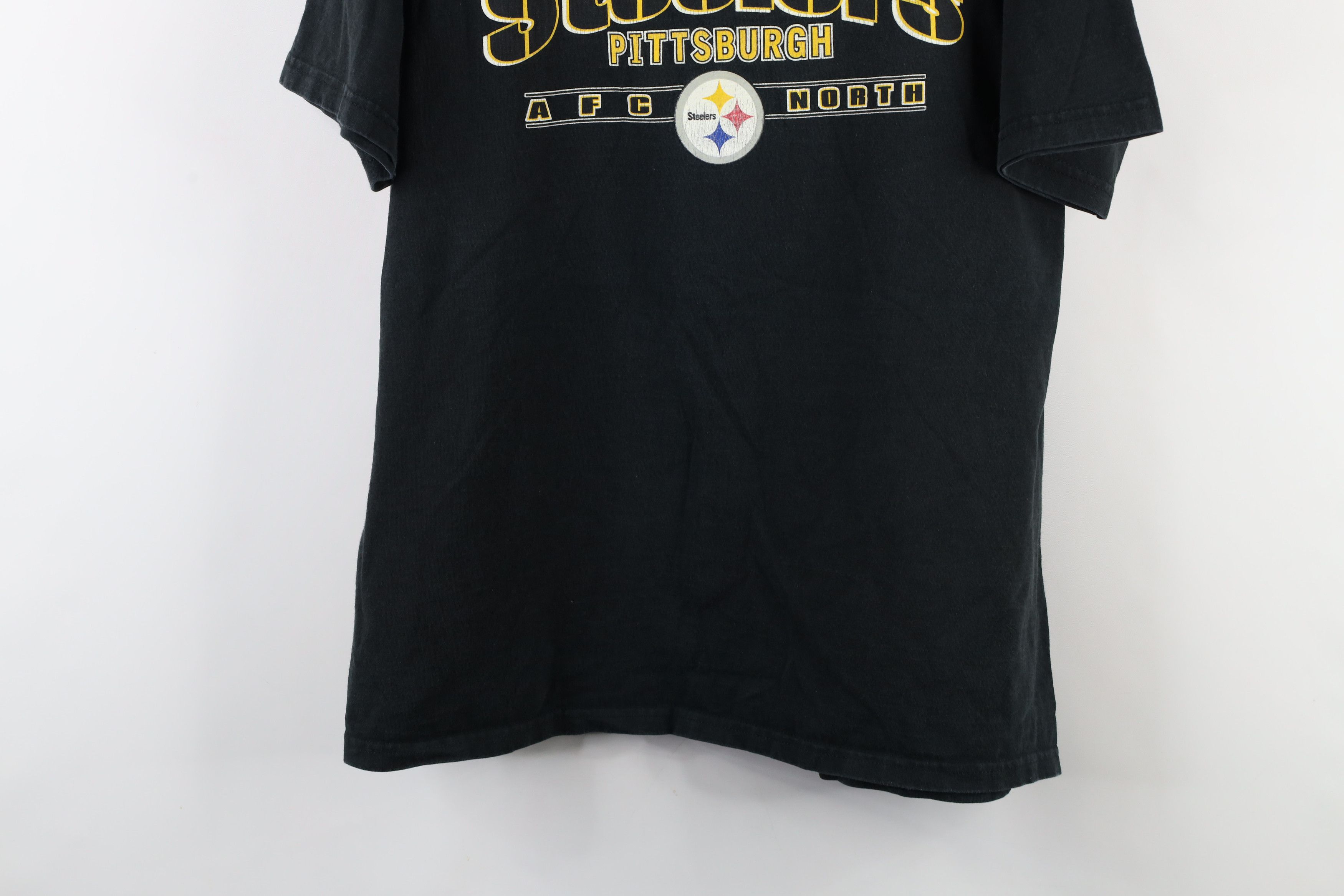 Vintage Vintage NFL Spell Out Pittsburgh Steelers Football T-Shirt Size US L / EU 52-54 / 3 - 3 Thumbnail
