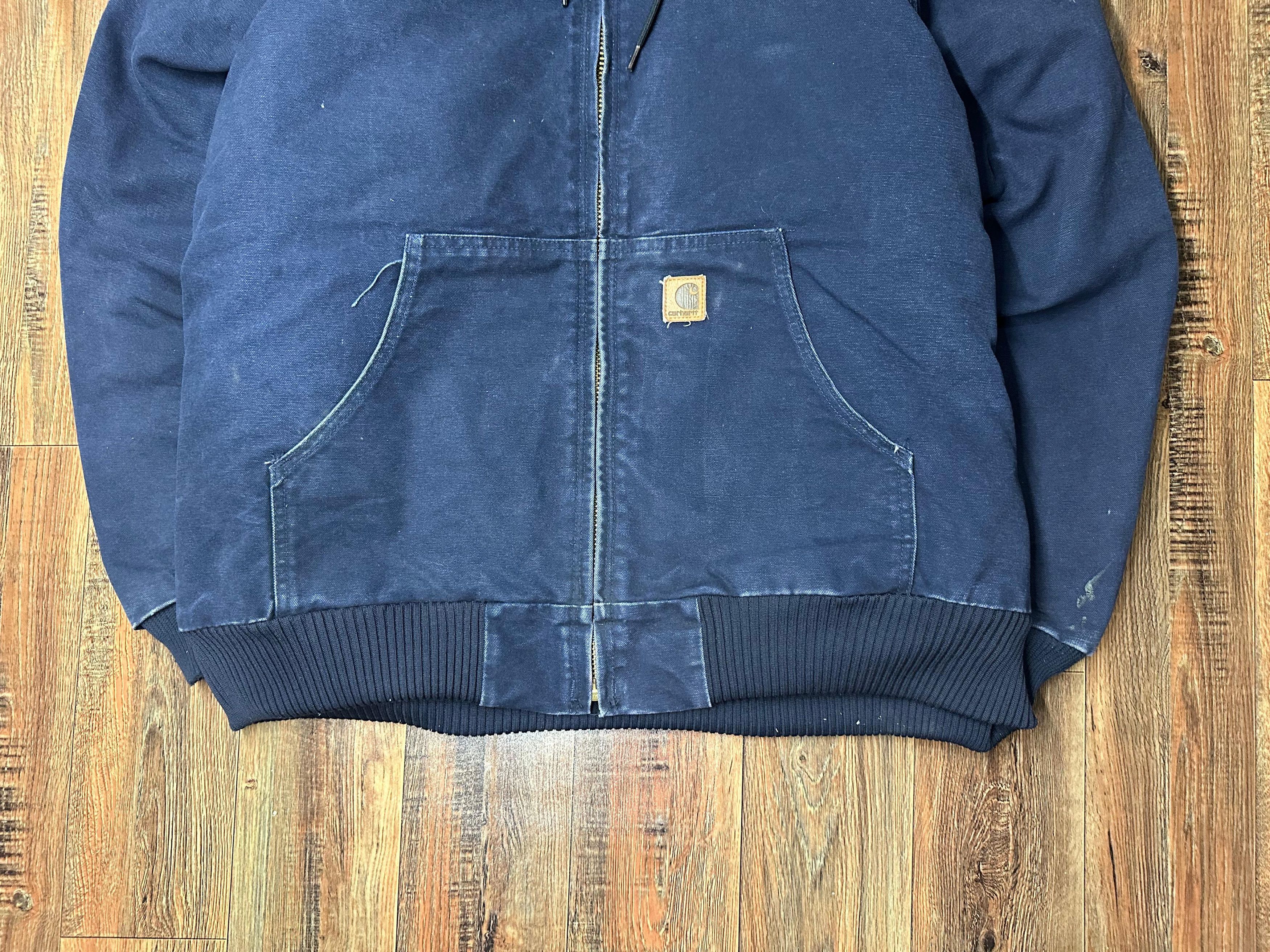 Carhartt × Vintage Vintage Carhartt Hooded Jacket J130 MDT Size US XL / EU 56 / 4 - 3 Thumbnail