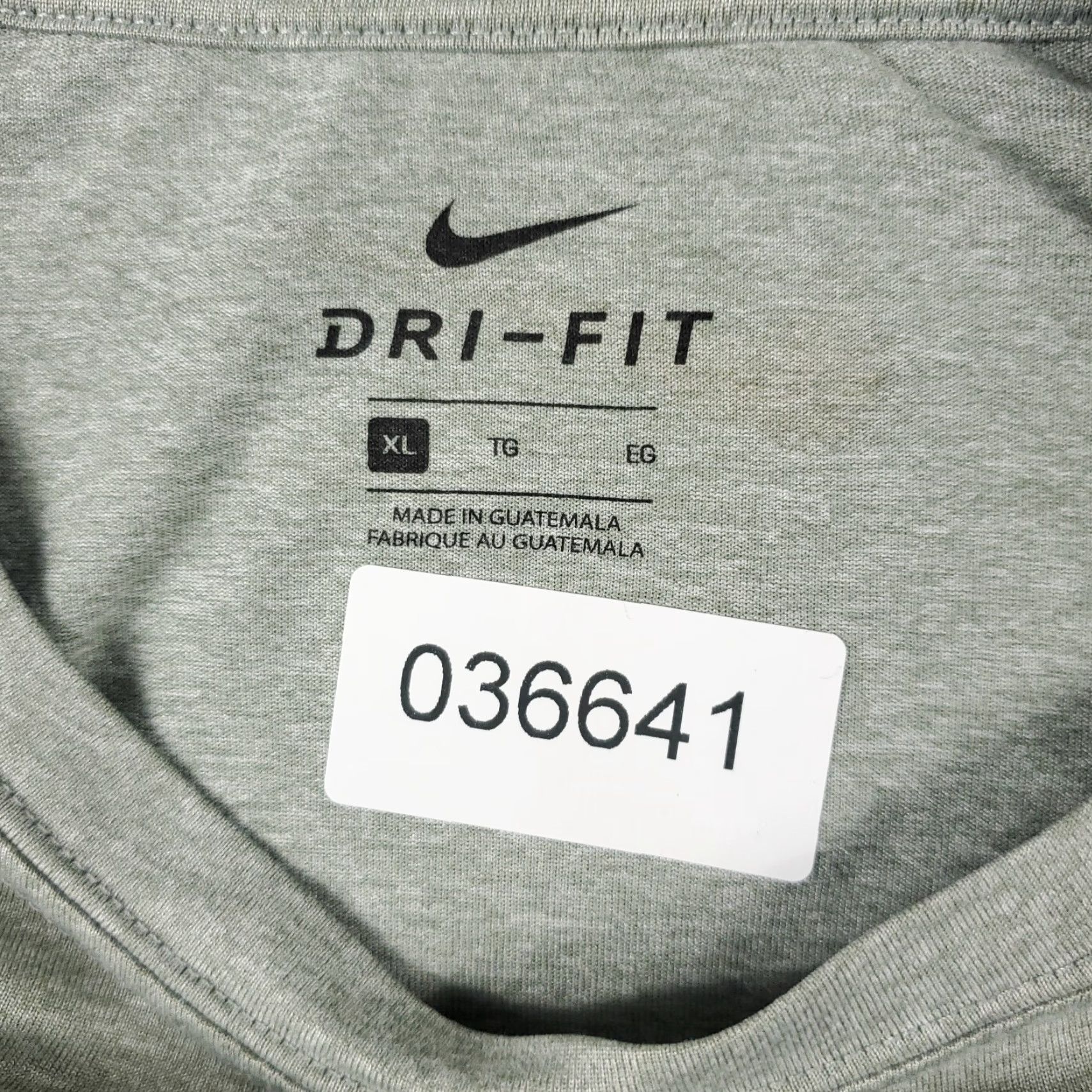 Nike Nike T Shirt Mens XL Gray Swoosh Short Sleeve Crew Neck Cotton Blend Logo Casual Active Sports Size US XL / EU 56 / 4 - 7 Thumbnail