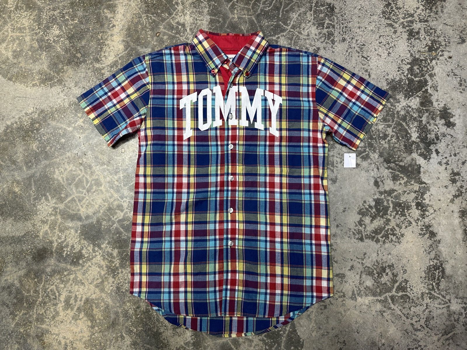 Tommy Hilfiger × Vintage Vintage Tommy multicolour shirt Size US S / EU 44-46 / 1 - 1 Thumbnail