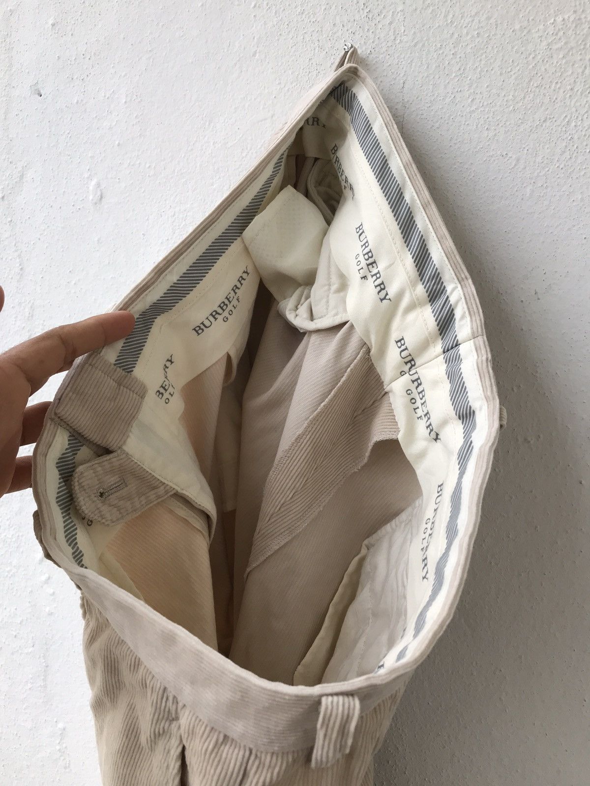 Burberry × Burberry Prorsum Burberry Golf Corduroy pants Size US 35 - 7 Thumbnail