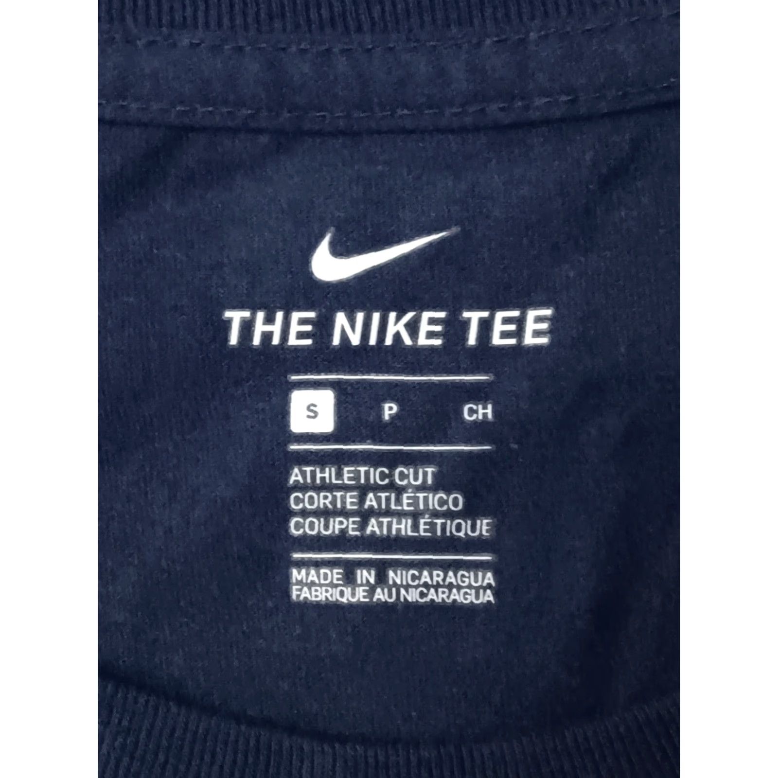 Nike Nike The Nike Tee Shirt Mens S Blue Short Sleeve T-Shirt Athletic Fit Crew Neck Logo Accents Lightweight Solid 90s Outdoor Size US S / EU 44-46 / 1 - 5 Thumbnail