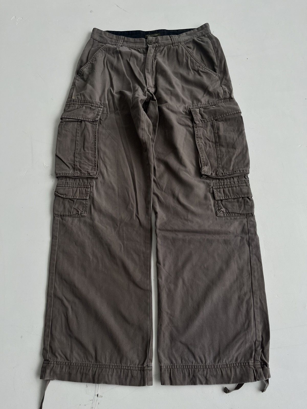 20471120 Vintage 90s lee Copper wide cargo pants Y2K multi pocket Size US 32 / EU 48 - 1 Thumbnail
