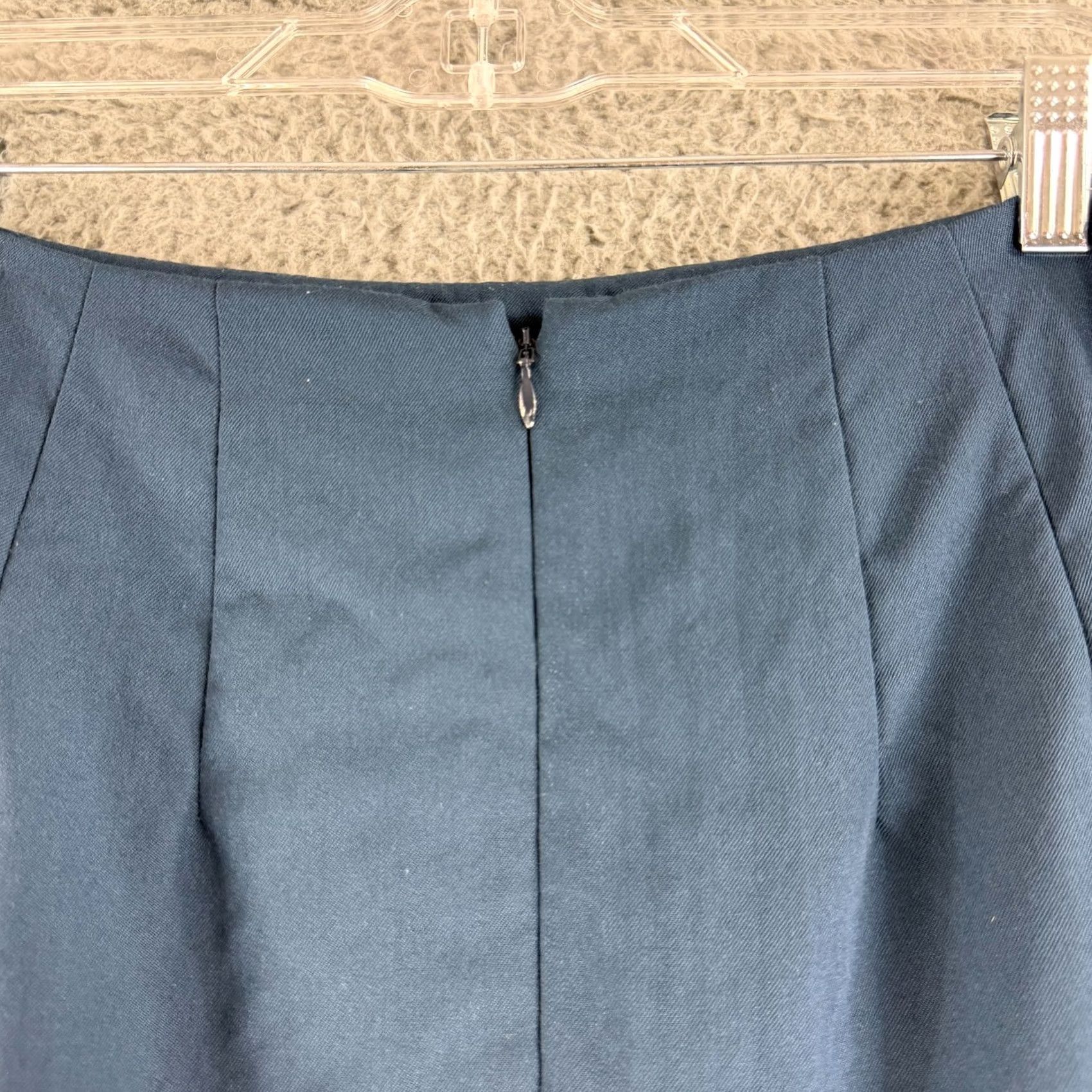 Pendleton Pendleton A-Line Skirt Womens Size 2 Blue 100% Wool Made in USA VTG Lined Skirt Size 26" / US 2 / IT 38 - 7 Thumbnail