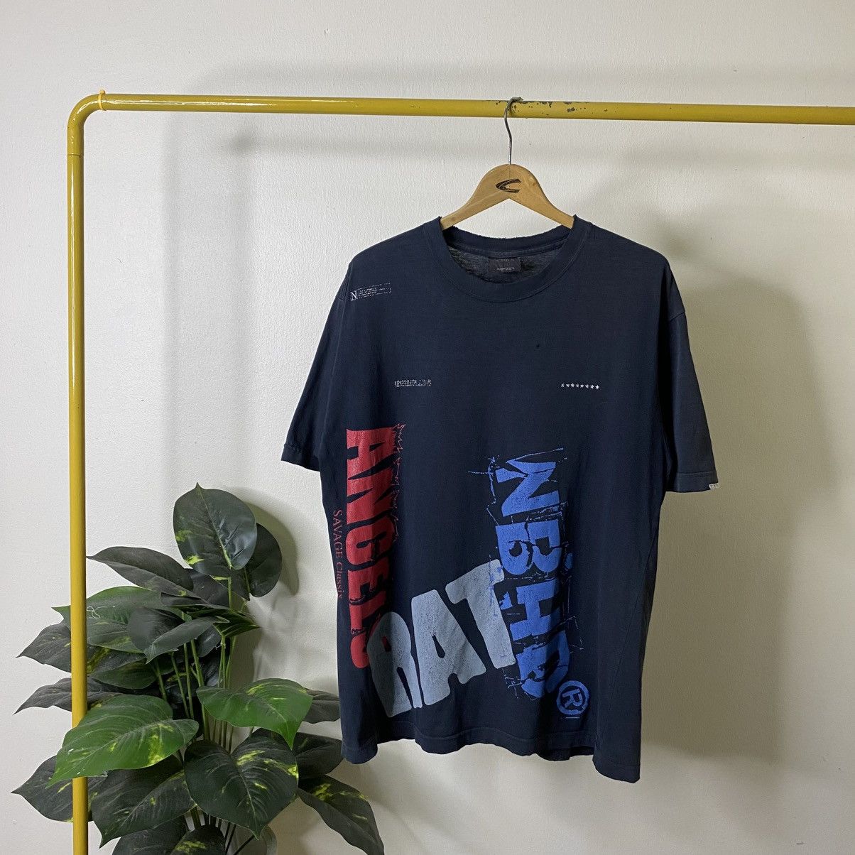 Neighborhood Neighborhood Rat Angels Collaboration T-shirt Faded Black Size US L / EU 52-54 / 3 - 1 Thumbnail