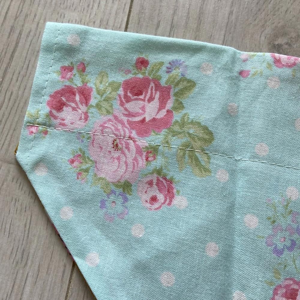 Designer Horse and Floral Dog Bandana Size ONE SIZE - 4 Thumbnail
