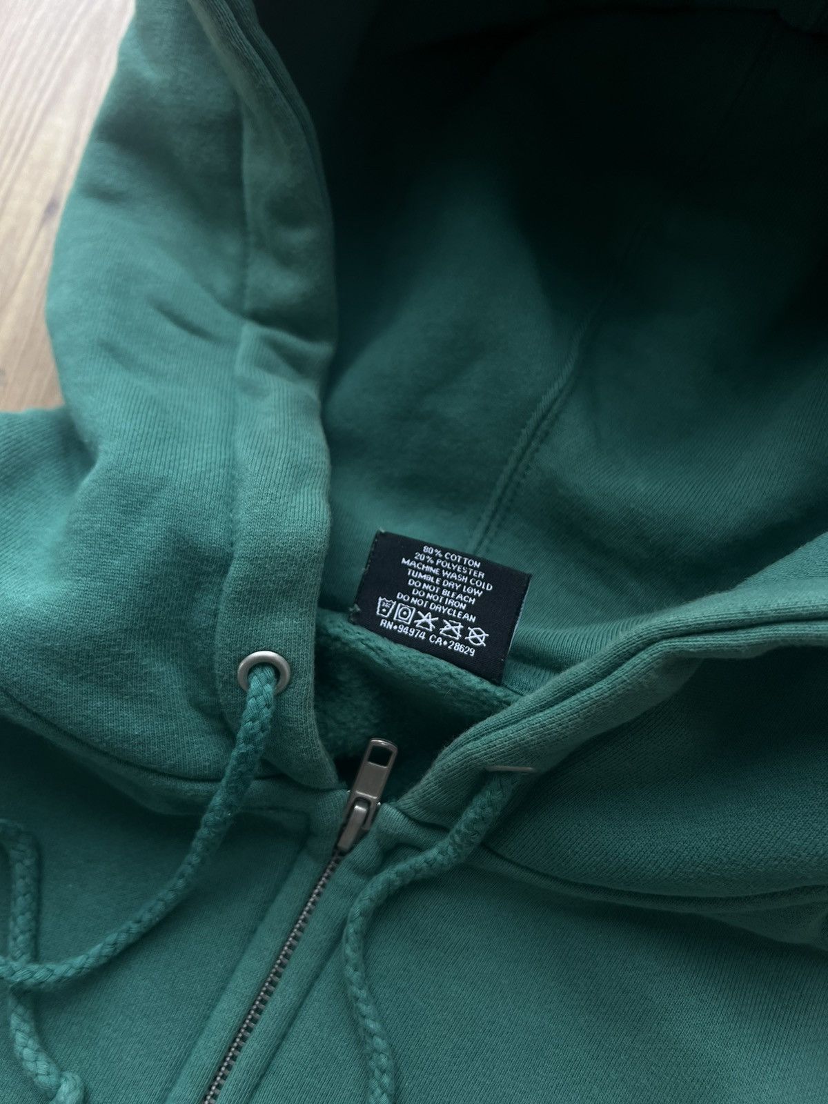 Stussy 00’s STUSSY ZIP HOODIE Y2K RARE BIG LOGO VINTAGE Size US M / EU 48-50 / 2 - 14 Thumbnail