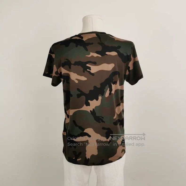 Valentino Valentino Cotton camouflage crew neck T-shirt Size US S / EU 44-46 / 1 - 2 Thumbnail