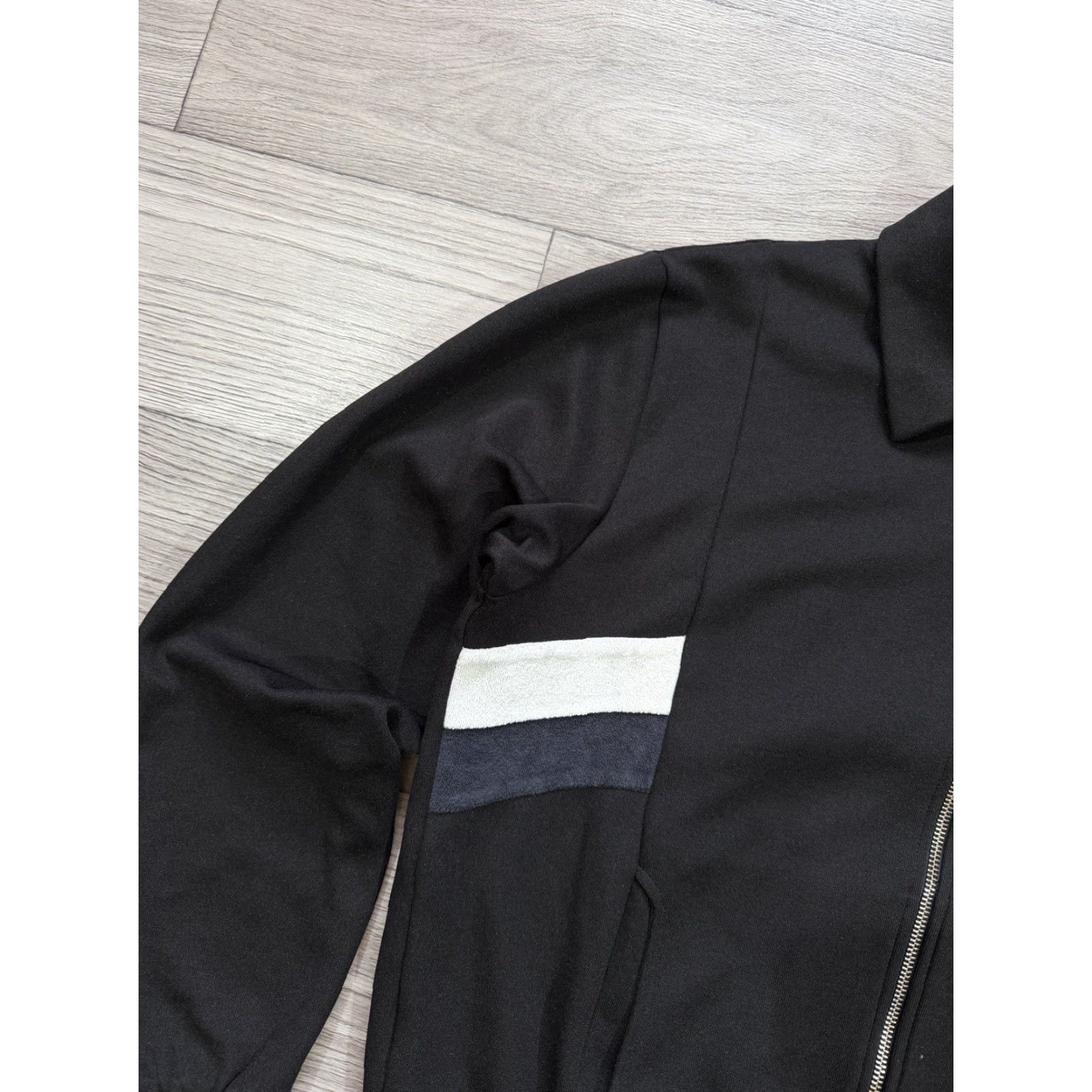 Fred Perry Fred Perry Reissues Towelling Stripe Track Jacket Black M Track Jacket Mens Regular Full Zip 9/10 Size US M / EU 48-50 / 2 - 5 Thumbnail