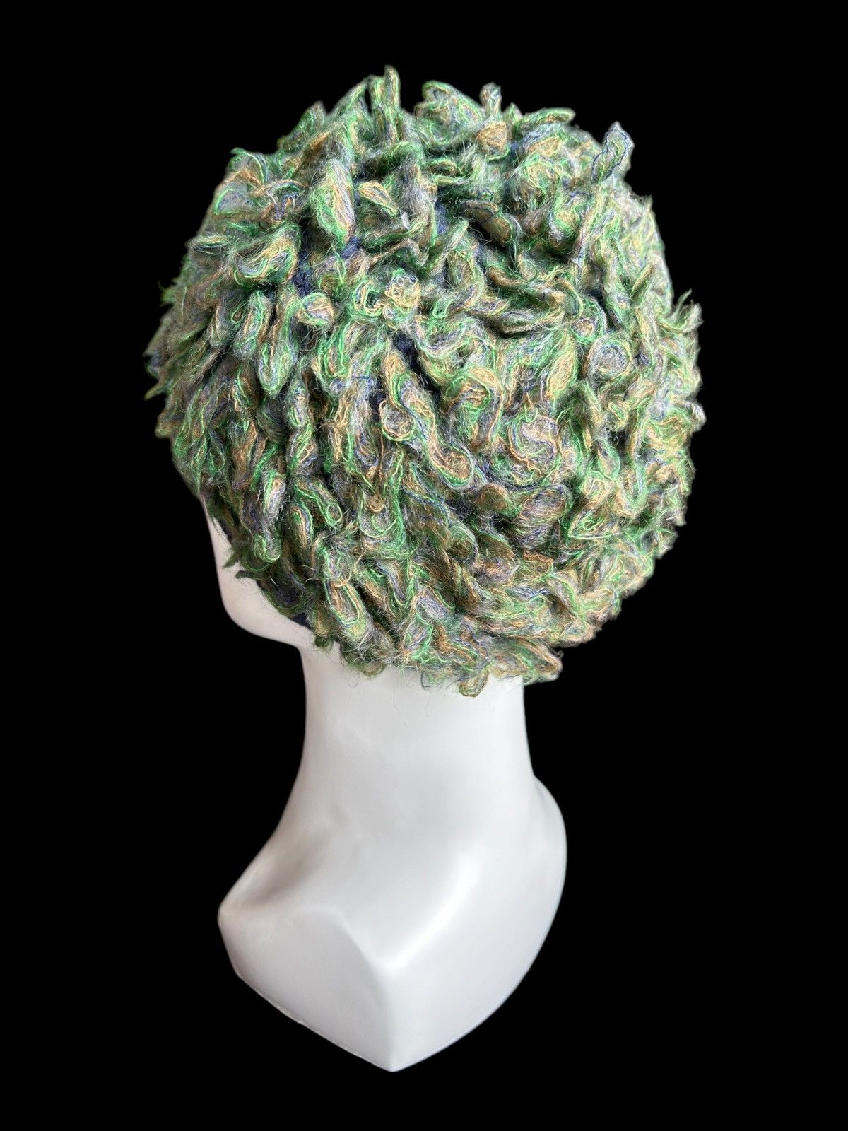 Kapital Japanese Style Crochet Knitted Rare Beanie Hats☠️🎌 Size ONE SIZE - 2 Thumbnail
