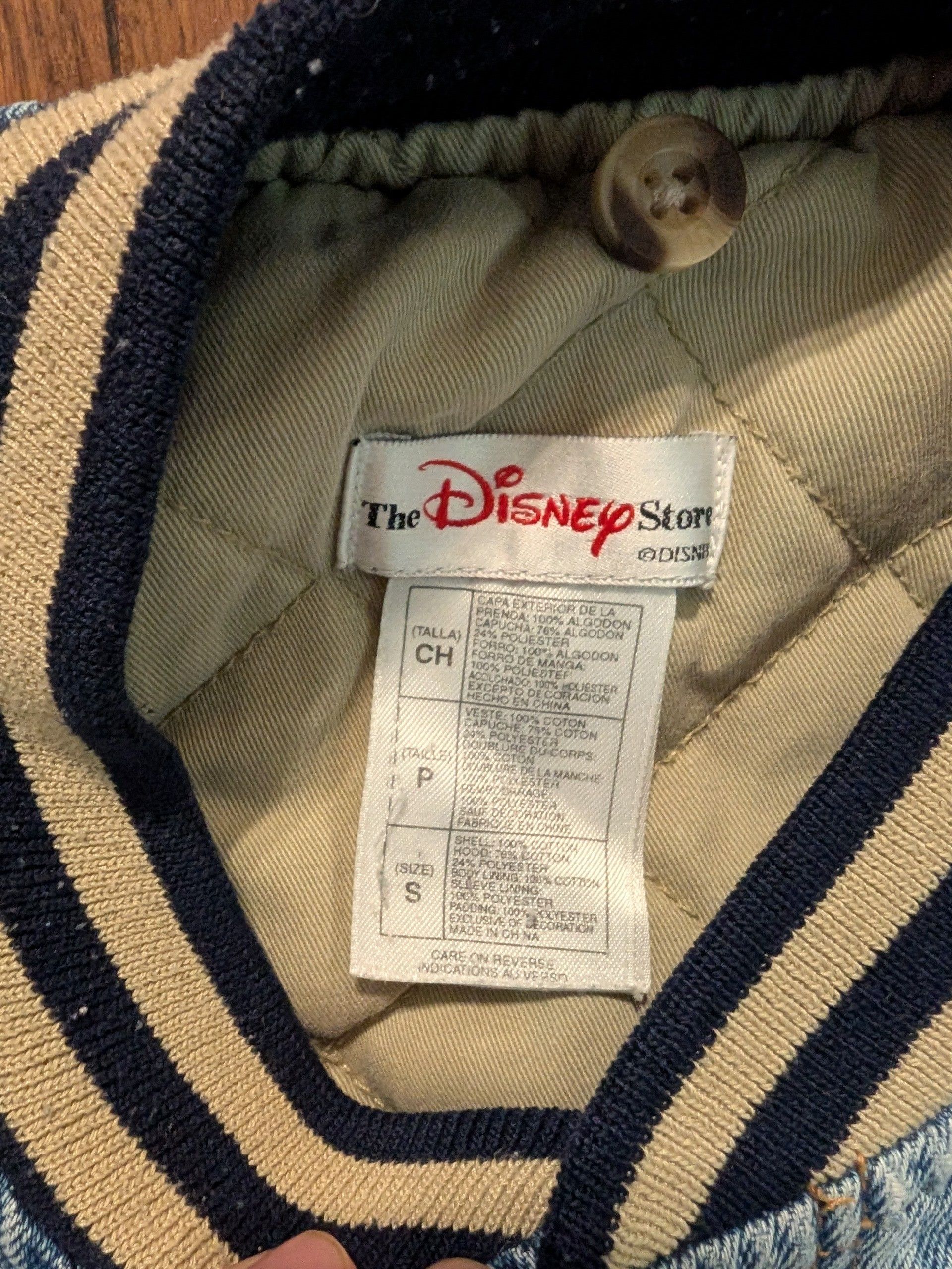 Disney Vintage Winnie the Pooh 'No Brother Bear' Denim Vest Size S Size US S / EU 44-46 / 1 - 3 Thumbnail