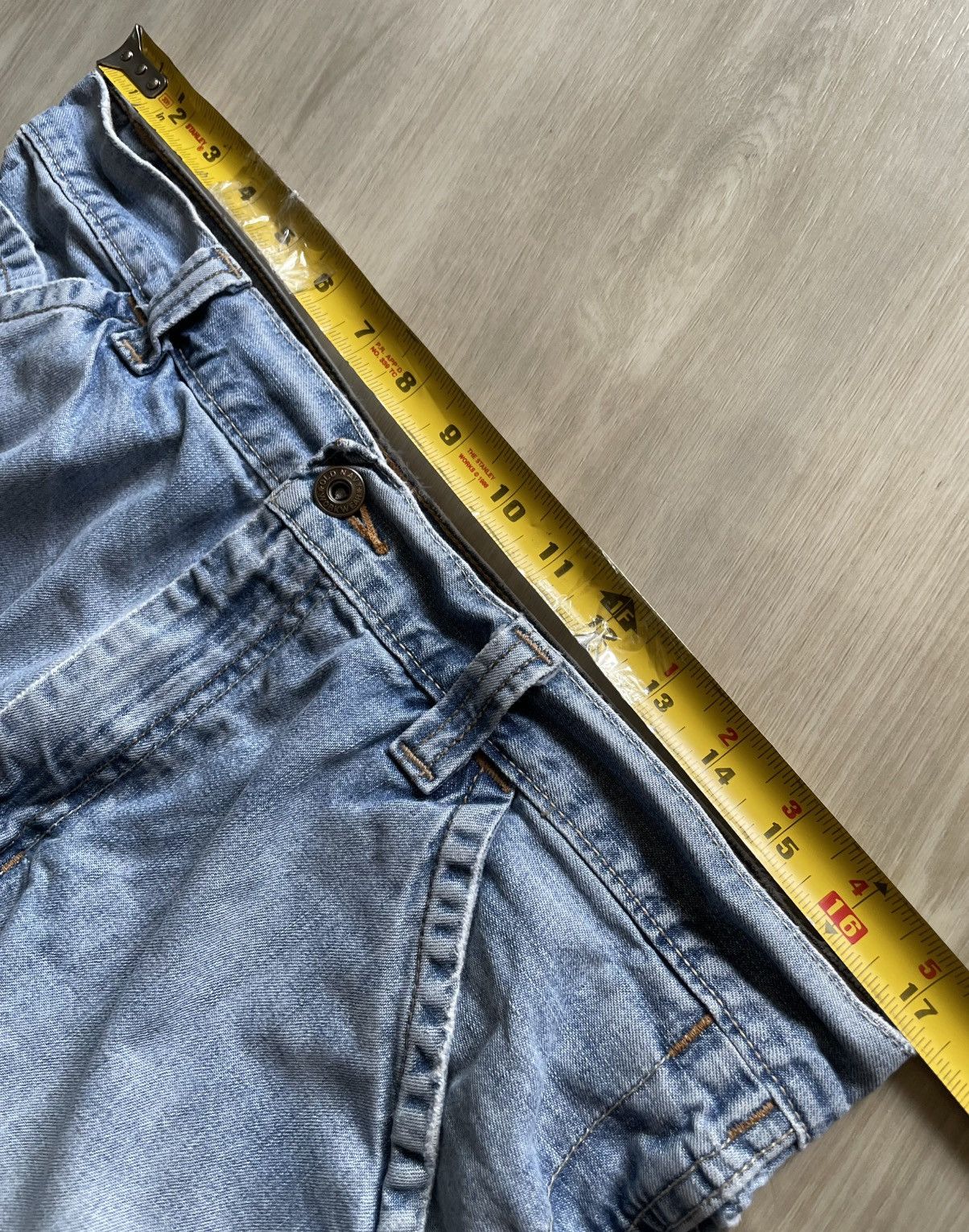 Old Navy × Vintage Vintage Y2K Old Navy Jean Jorts Painters Carpenter Sz 34 Size US 34 / EU 50 - 9 Thumbnail