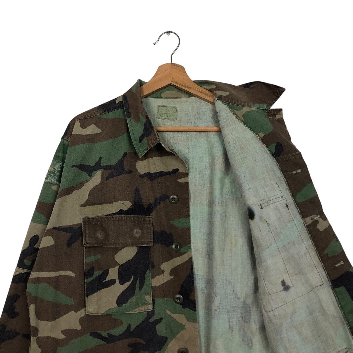 Vintage 📌Vintage Military Collection Jacket OG-107 Camouflage Cargo Size US M / EU 48-50 / 2 - 13 Thumbnail