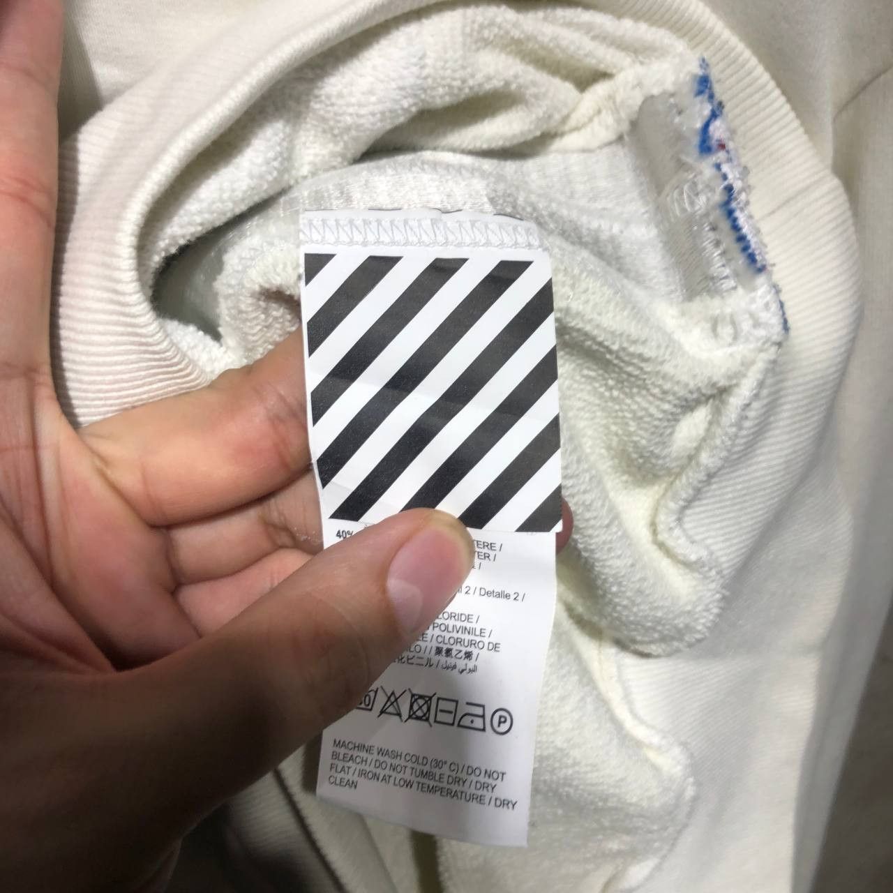 Off-White Off-White Side Tape Pull over hoodie Size US M / EU 48-50 / 2 - 17 Thumbnail