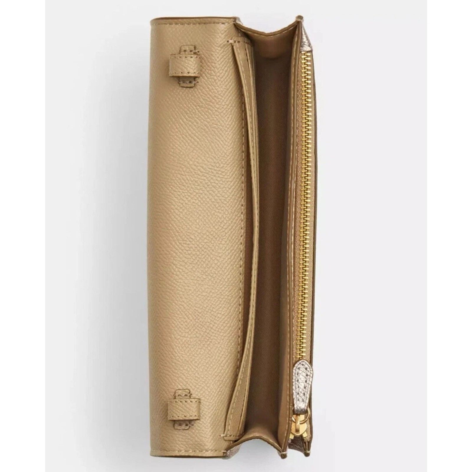 Coach NWT Coach Champagne Anna Foldover Clutch Xbody CX593 Size ONE SIZE - 7 Thumbnail